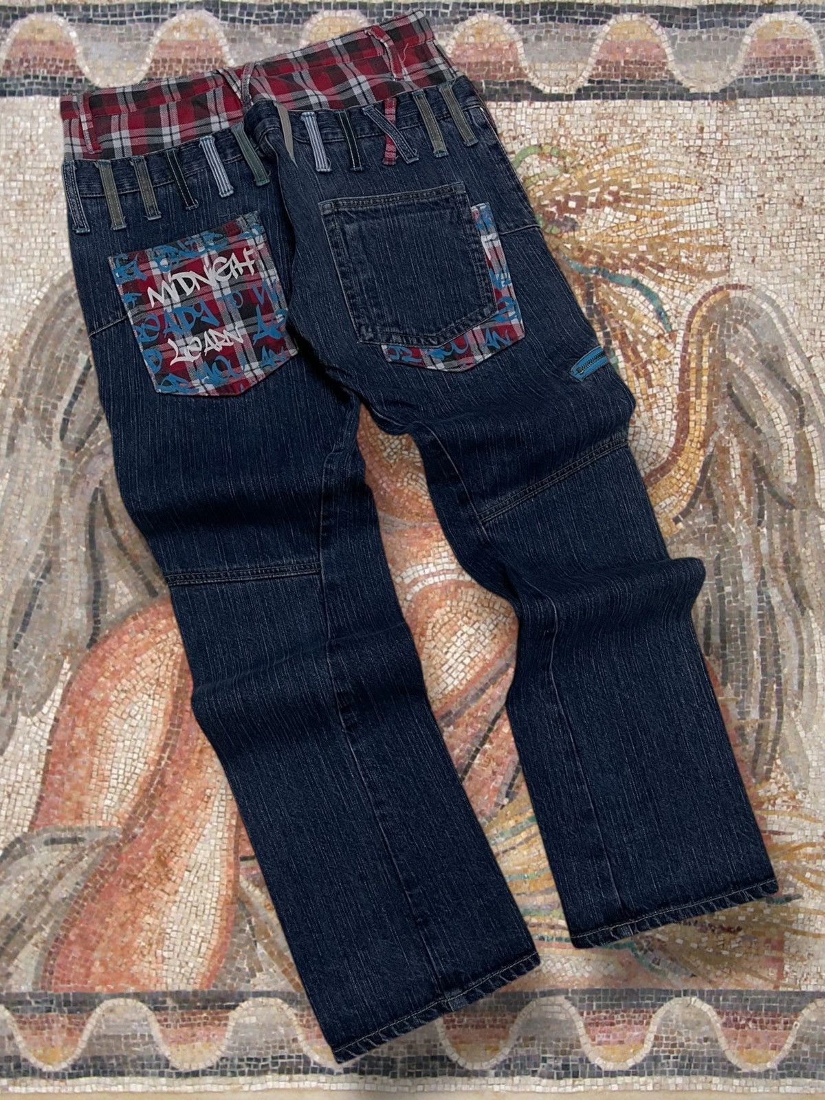 Hysteric Glamour Vintage Og 90s Japan Designer Antful Punk Double Waist Denim Size US 29 - 11 Thumbnail