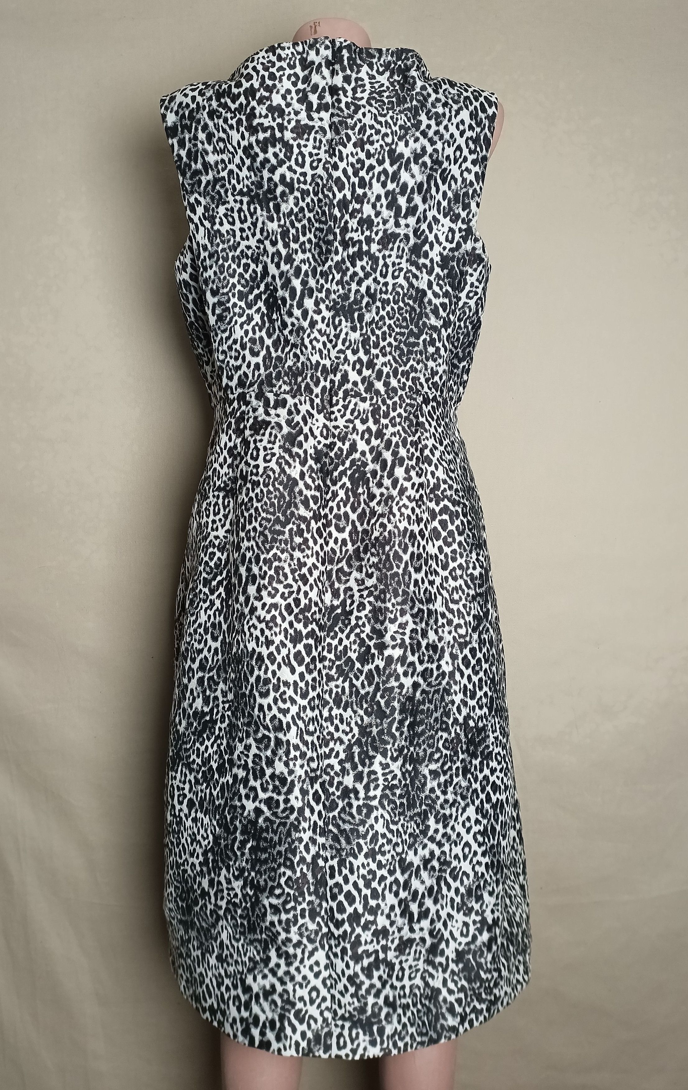 Max Mara MAX MARA Studio $675 Leopard Sleeveless Dress Size US12 Size XL / US 12-14 / IT 48-50 - 3 Thumbnail