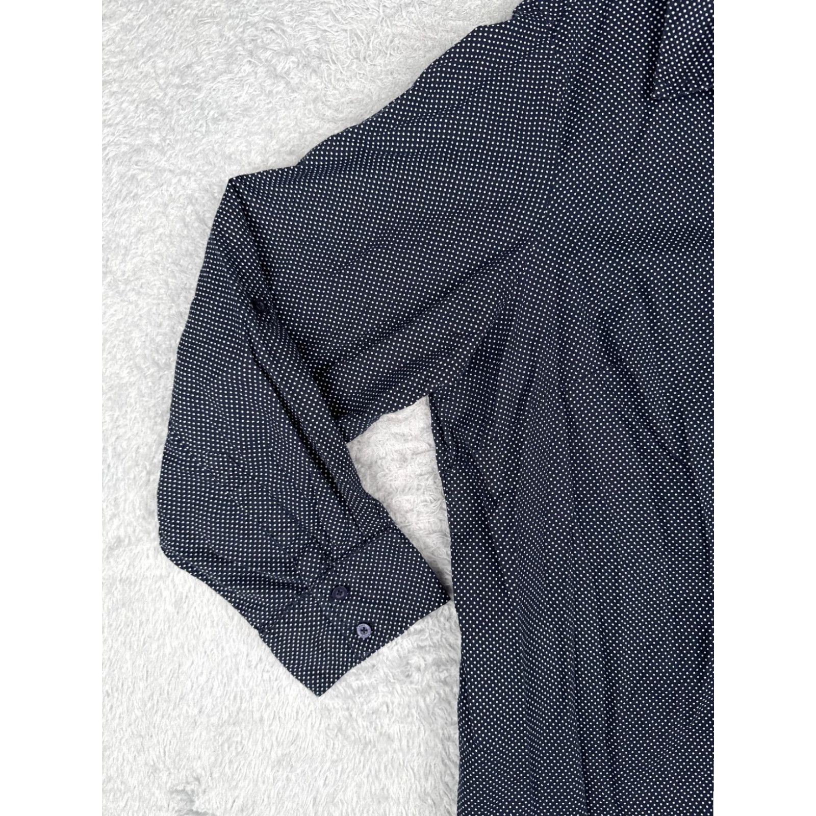 Tommy Hilfiger Tommy Hilfiger Shirt Women 1X Blue Polka Dot Button Pocket Long Sleeve Size XL / US 12-14 / IT 48-50 - 3 Thumbnail
