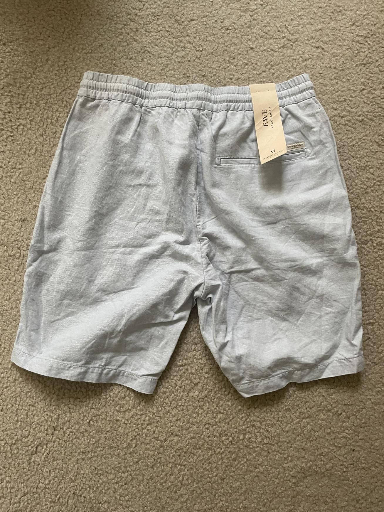 Scotch & Soda Scotch & Soda Fave Linen Summer Shorts Size US 33 - 3 Thumbnail
