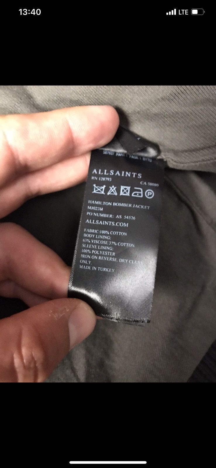 Allsaints Allsaints Hamilton Bomber Jacket MJ021314 Size US M / EU 48-50 / 2 - 11 Thumbnail