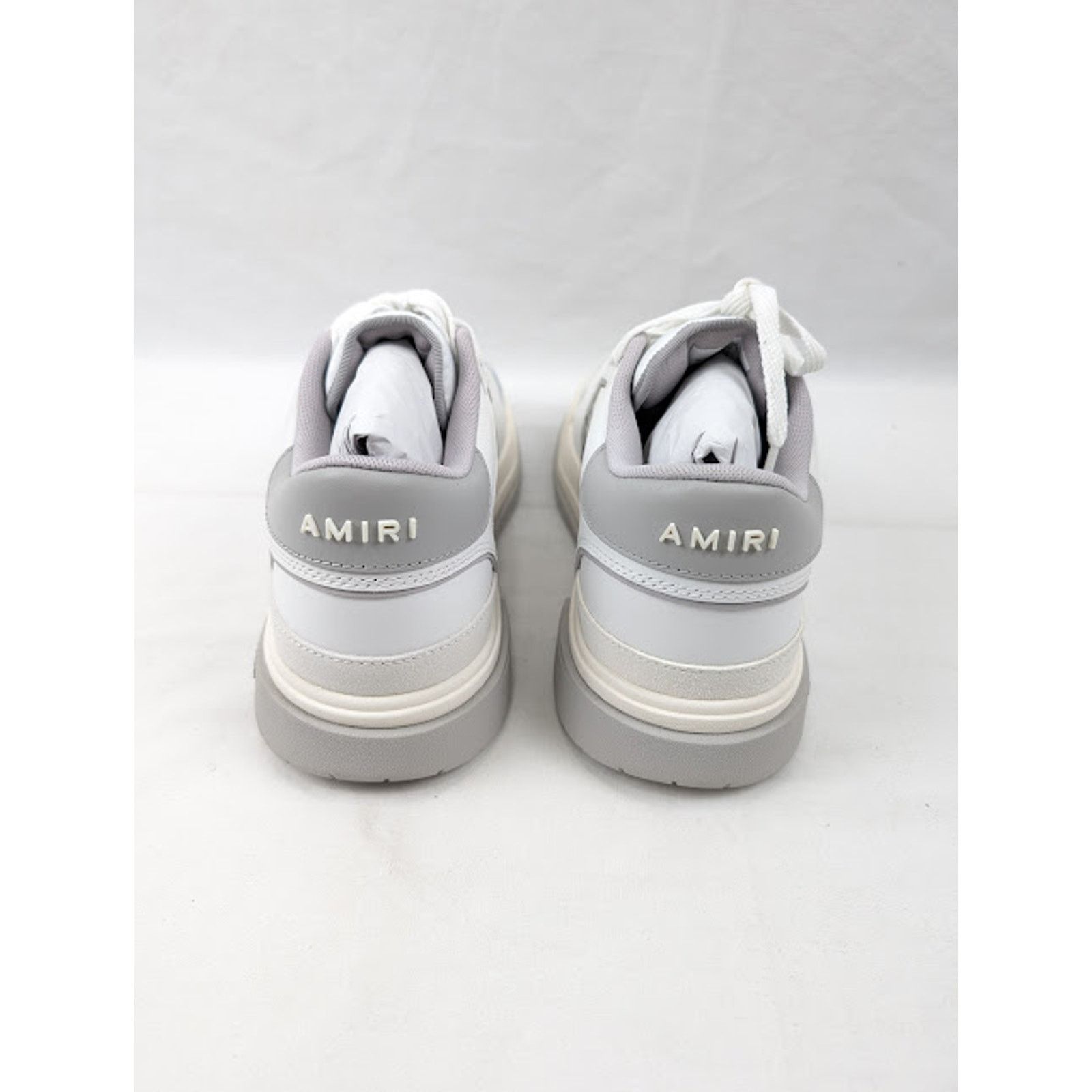 Amiri o1rshd1 Classic Low-Top Sneakers in White Grey Size US 12 / EU 45 - 17 Thumbnail