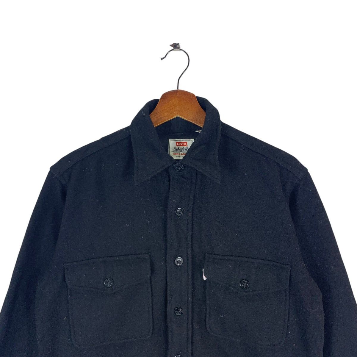 Levi's × Vintage 🔥🔥VINTAGE LEVIS FOR LADIES BUTTON WOOL SHIRTS Size M / US 6-8 / IT 42-44 - 4 Thumbnail