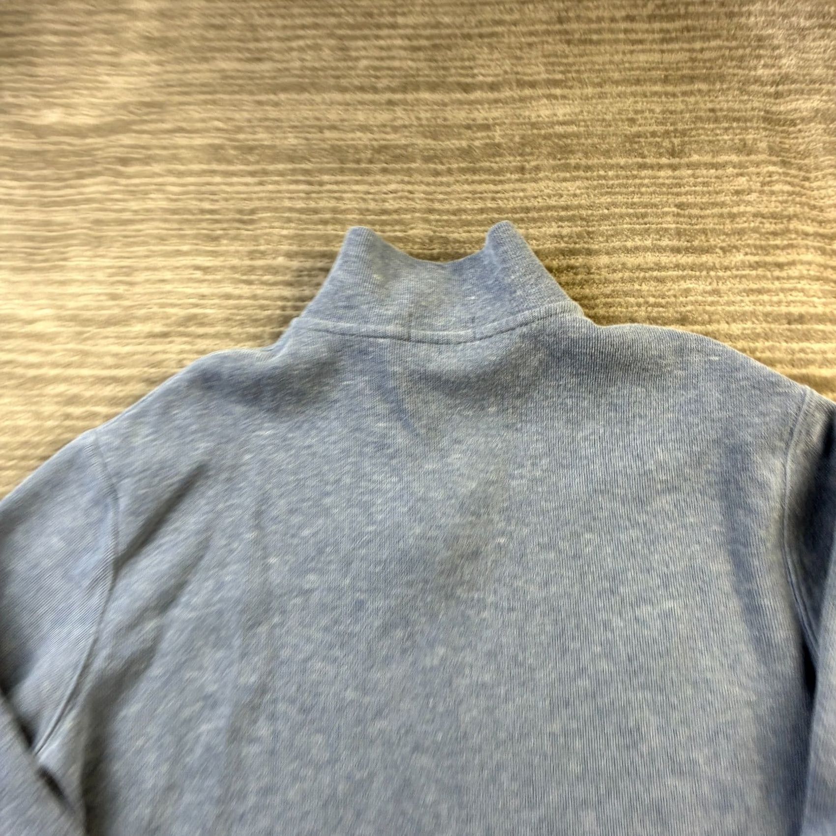Polo Ralph Lauren Polo Ralph Lauren Sweater Mens Large Blue Knit Quarter Zip Pony Size US L / EU 52-54 / 3 - 6 Thumbnail
