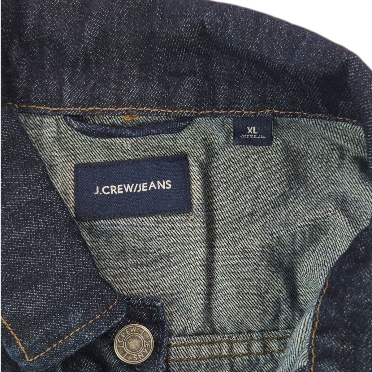 J.Crew J.Crew | Dark Wash Jean/Denim Jacket | Size XL Size US XL / EU 56 / 4 - 3 Thumbnail