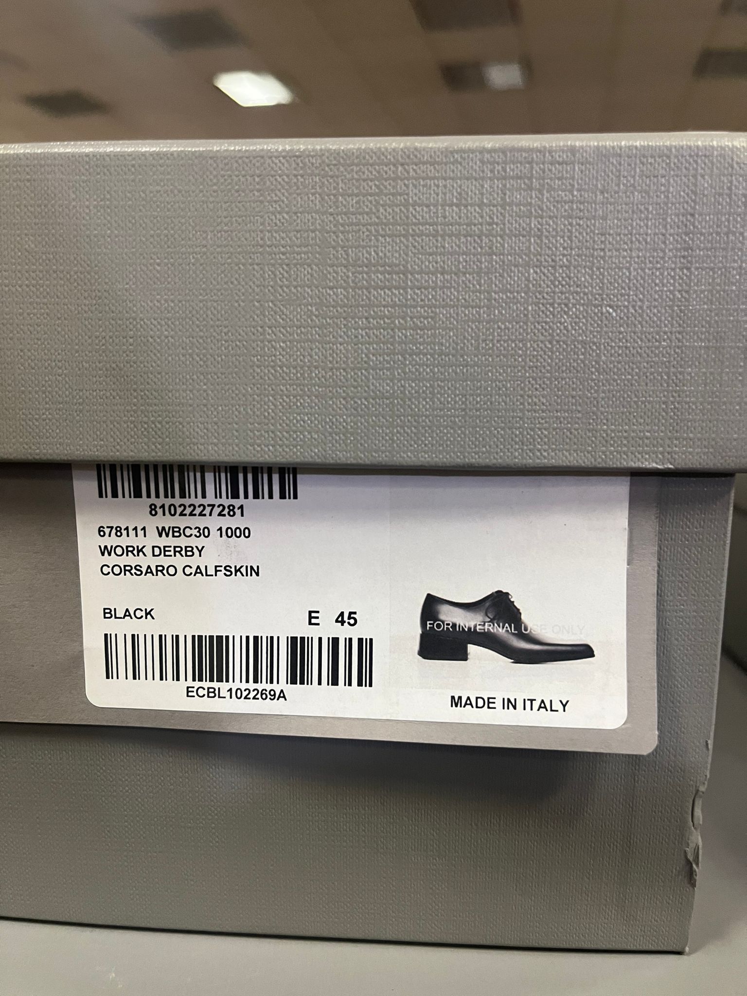 Balenciaga o1rshd Work Derby Loafers / Formal / Dress Shoes  display picture 2