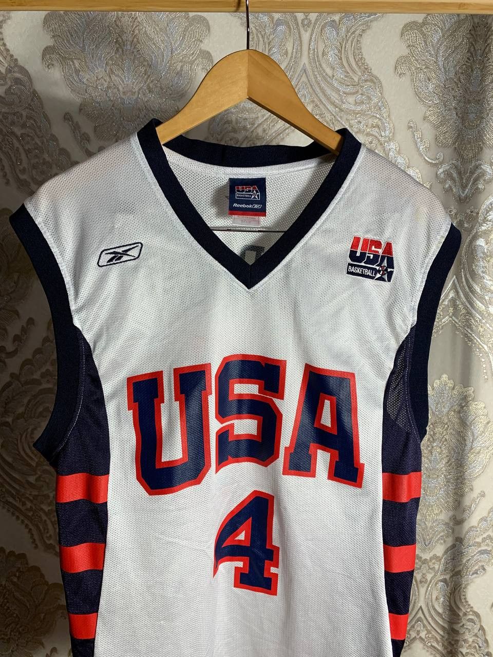 Reebok Vintage Reebok USA Basketball NBA Retro Jersey Y2K 90s Size US S / EU 44-46 / 1 - 2 Thumbnail