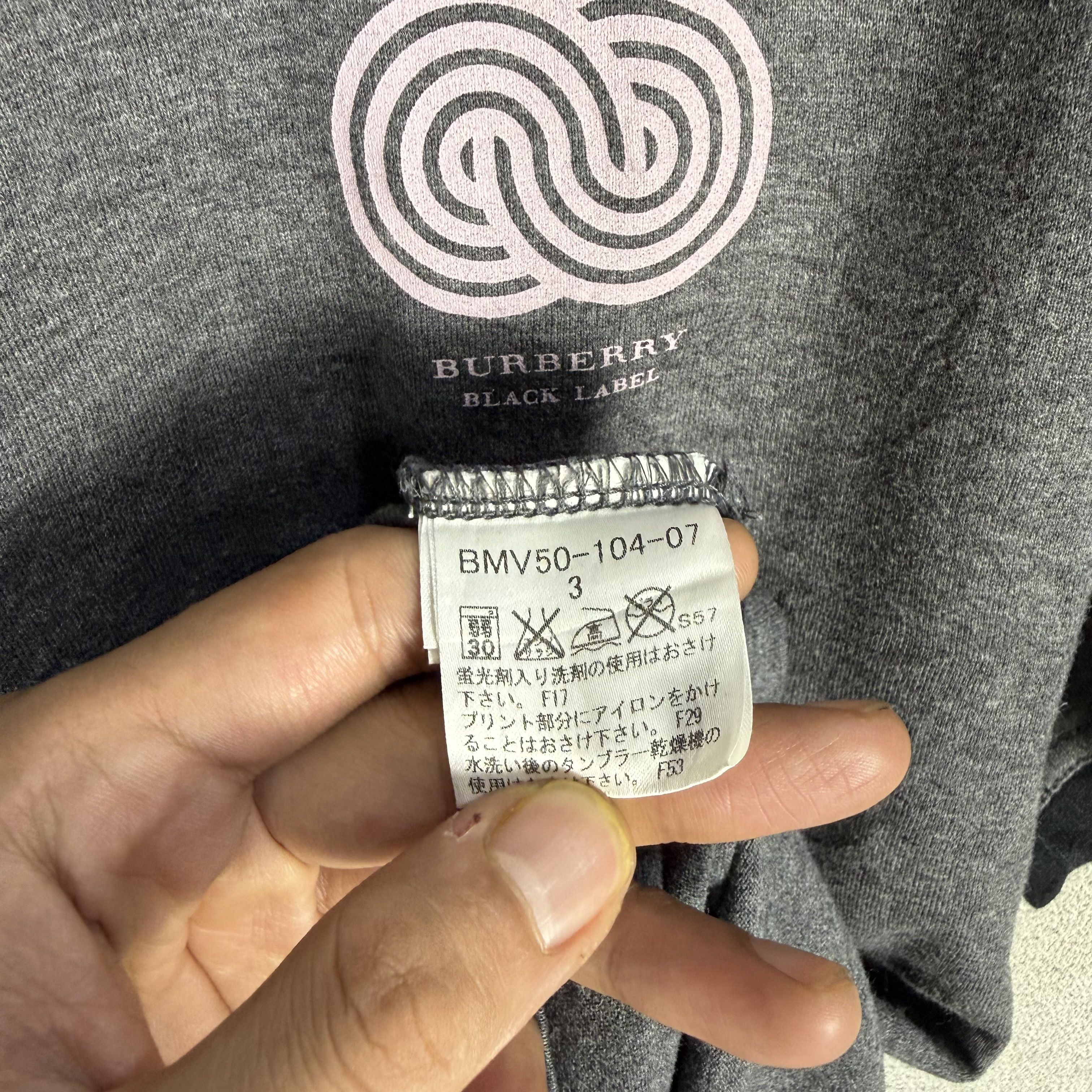 Burberry Vintage Burberry Black Label Ringer Tshirt Size US M / EU 48-50 / 2 - 6 Thumbnail