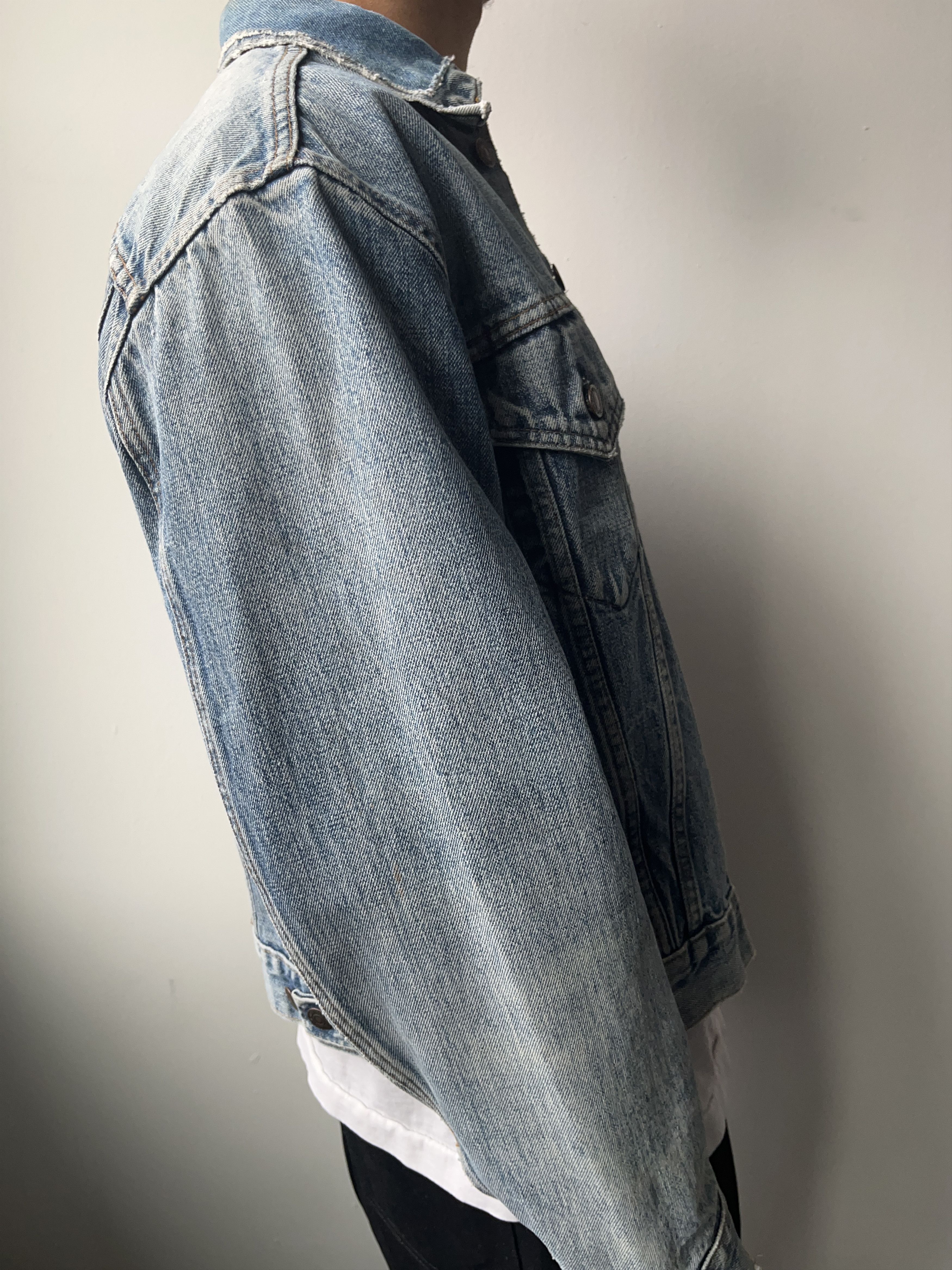 Levi's × Levi's Vintage Clothing Repaired Vintage Levi’s Denim Jacket Thrashed Size US M / EU 48-50 / 2 - 3 Thumbnail