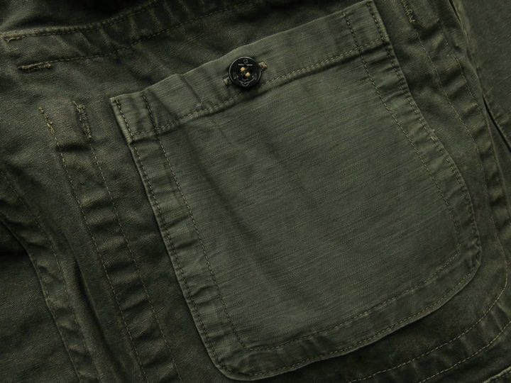 RRL Ralph Lauren Washed Canvas Peacoat Size US L / EU 52-54 / 3 - 18 Thumbnail