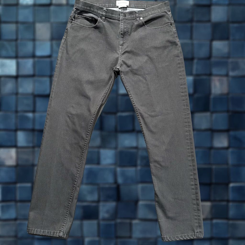 Vintage Ministry of Supply Chroma Jeans Mens Jeans Slim Gray 34x32 Solid City 90s/90s? Mens Size US 34 / EU 50 - 1 Thumbnail