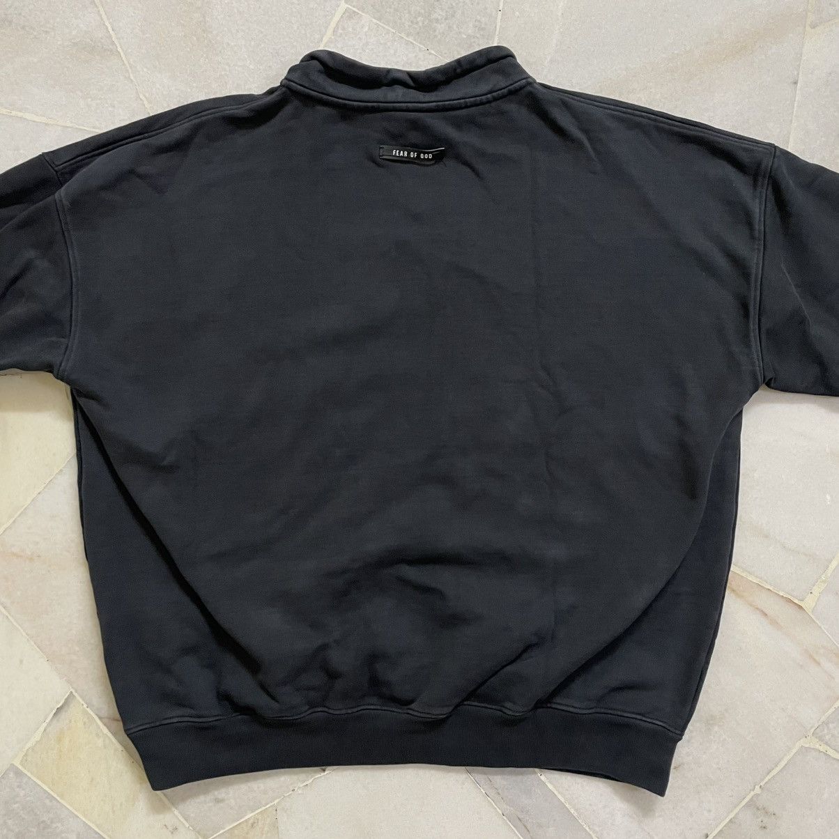 Fear of God FEAR OF GOD Black Everyday FG Mock Neck Pullover Sweater Size US XL / EU 56 / 4 - 20 Thumbnail