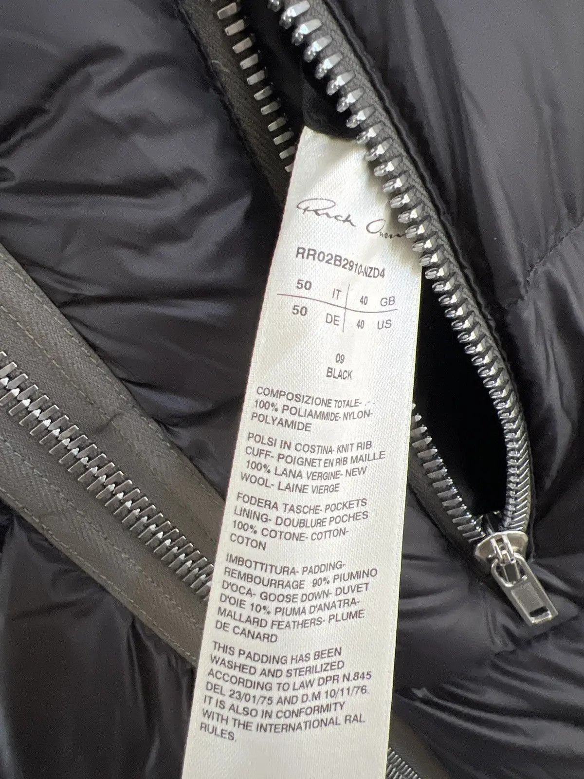 Rick Owens Gimp Puffer Jacket Strobe Size US M / EU 48-50 / 2 - 5 Thumbnail