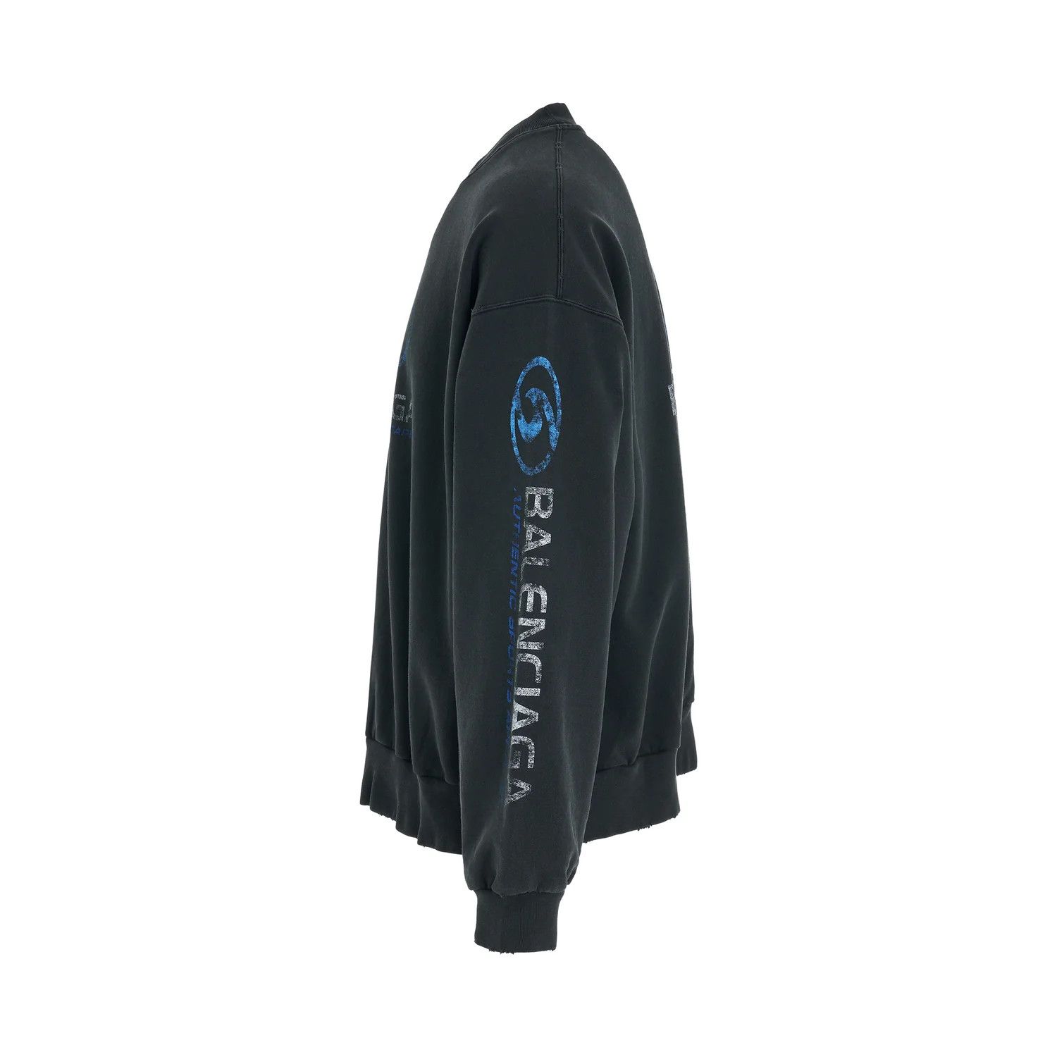 Balenciaga o1mris0824 Sweatshirt in Black Size US L / EU 52-54 / 3 - 3 Thumbnail