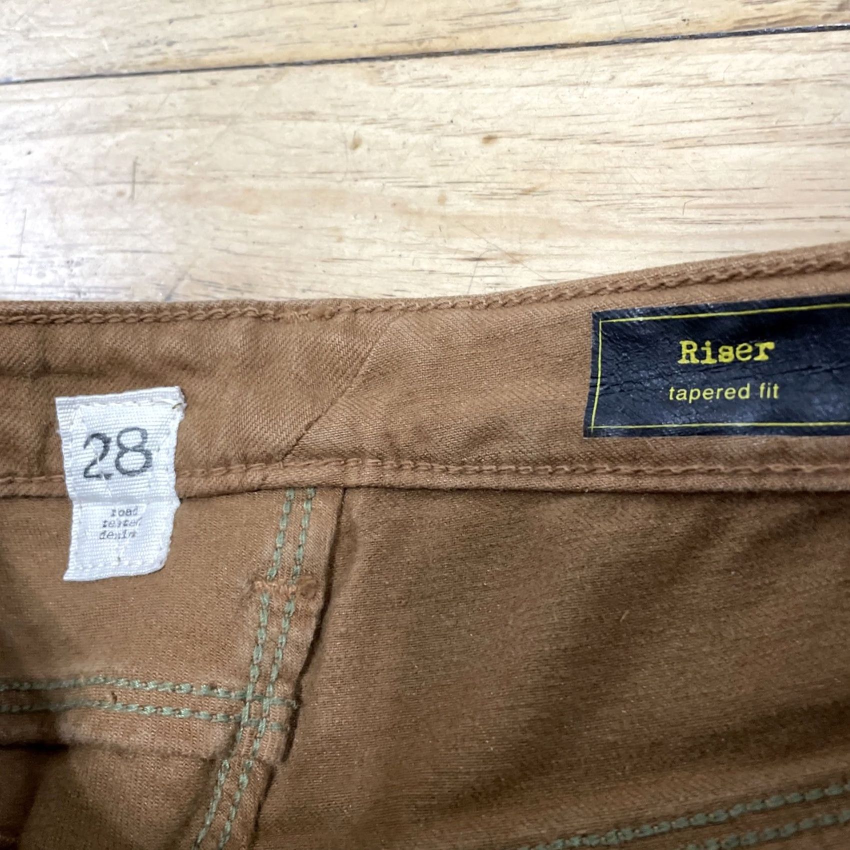 Volcom VOLCOM Jeans Riser Taper Fit Women 27 Brown Straight Beach Skater Pants New Size 27" / US 4 / IT 40 - 5 Thumbnail