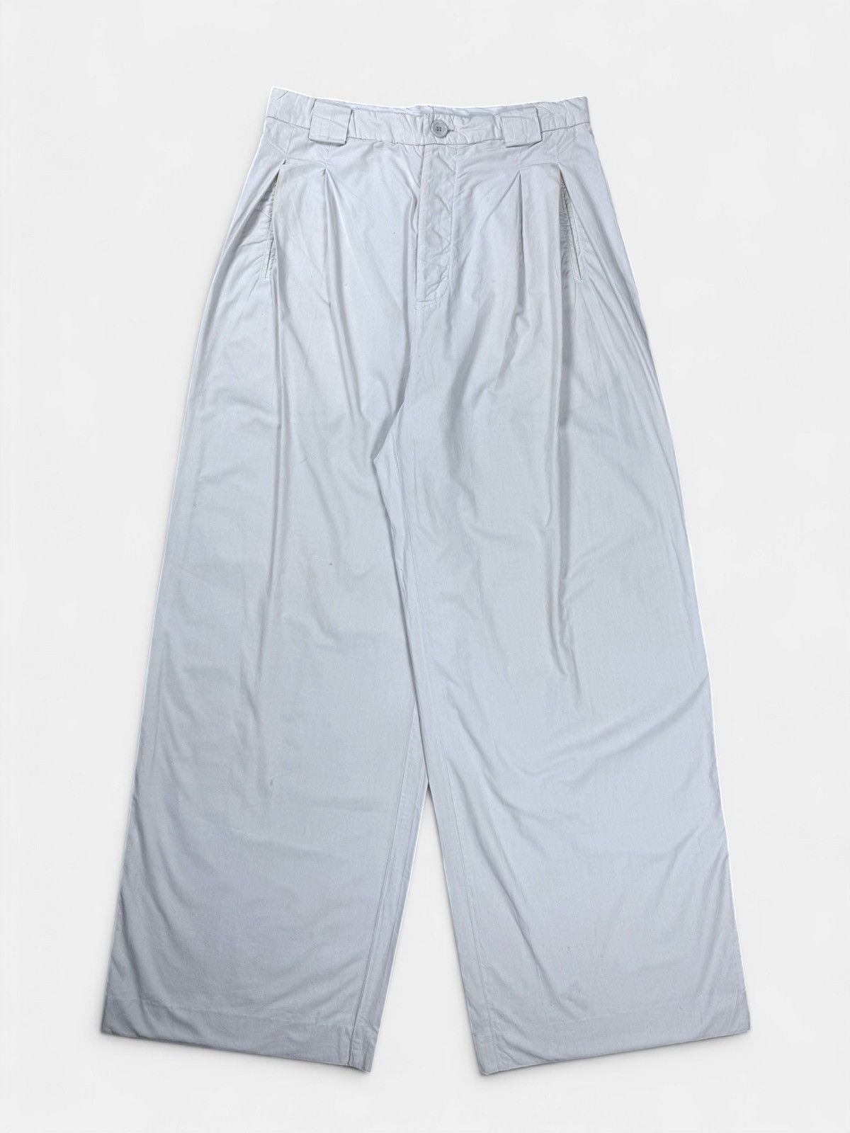 Raf Simons Raf Simons - SS04 Wide Leg Pleated Pants Size US 34 / EU 50 - 1 Thumbnail