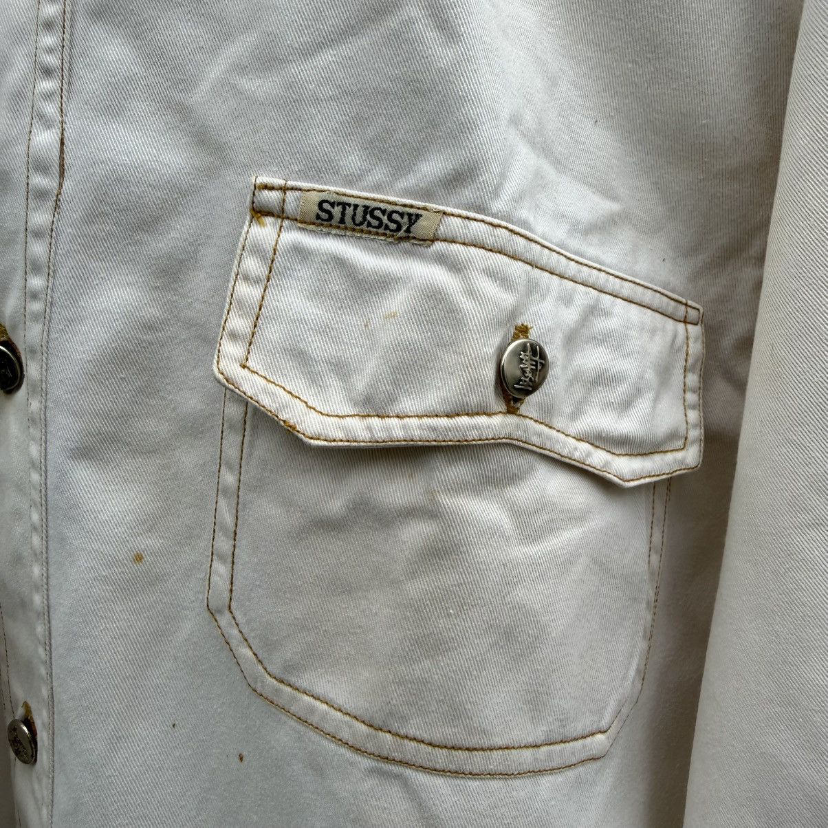 Stussy Vintage 80s Stussy Workwear Shirt Size US L / EU 52-54 / 3 - 4 Thumbnail