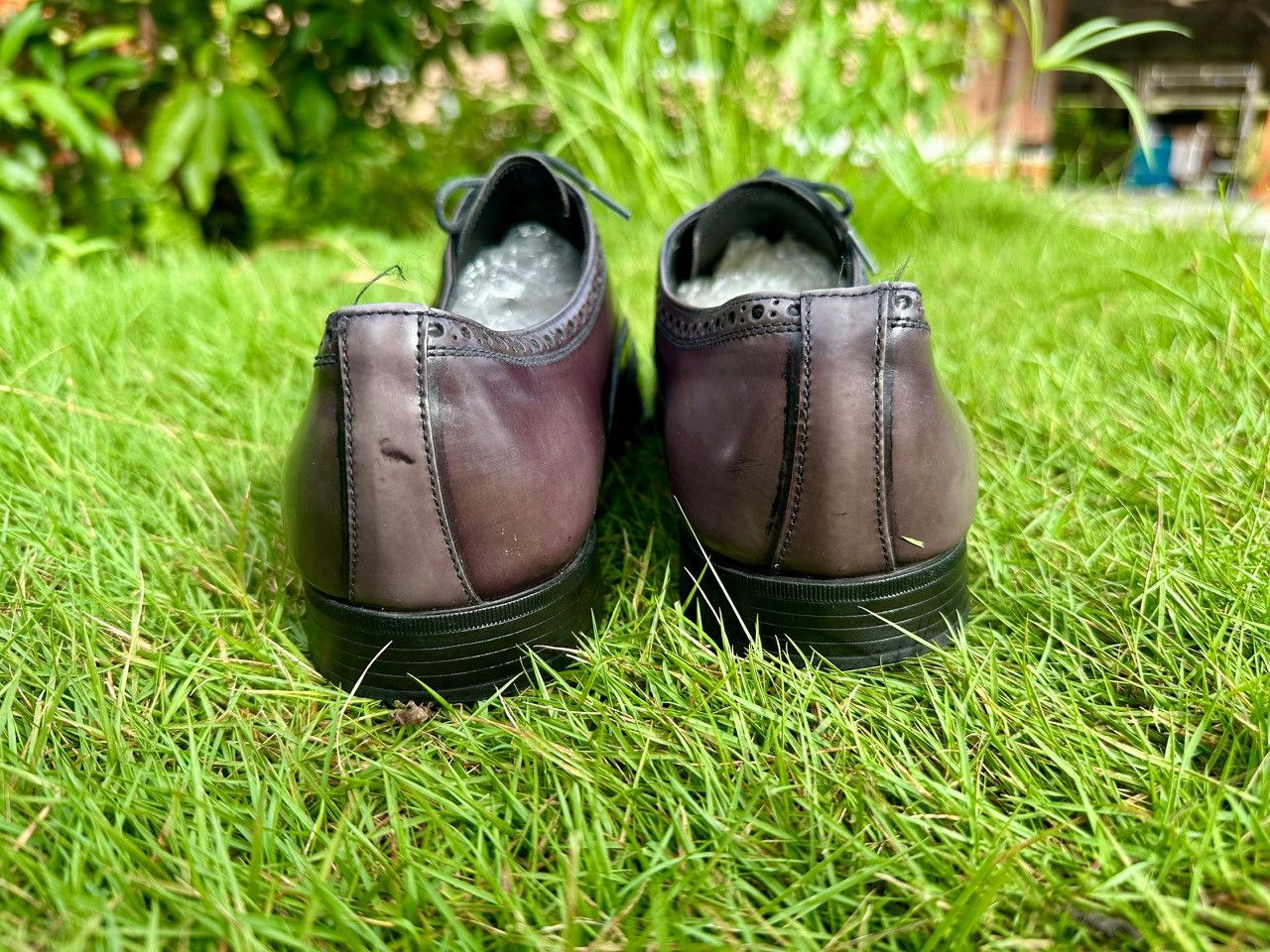 Prada Authentic Prada Derby Oxford Brushed Leather Lace Up Shoes Size US 9.5 / EU 42-43 - 7 Thumbnail