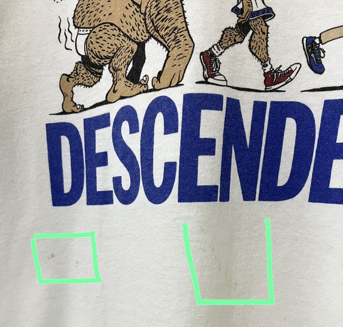 Band Tees × Vintage VINTAGE DESCENDENTS AMERICAN PUNK ROCK BAND TSHIRT Size US S / EU 44-46 / 1 - 9 Thumbnail