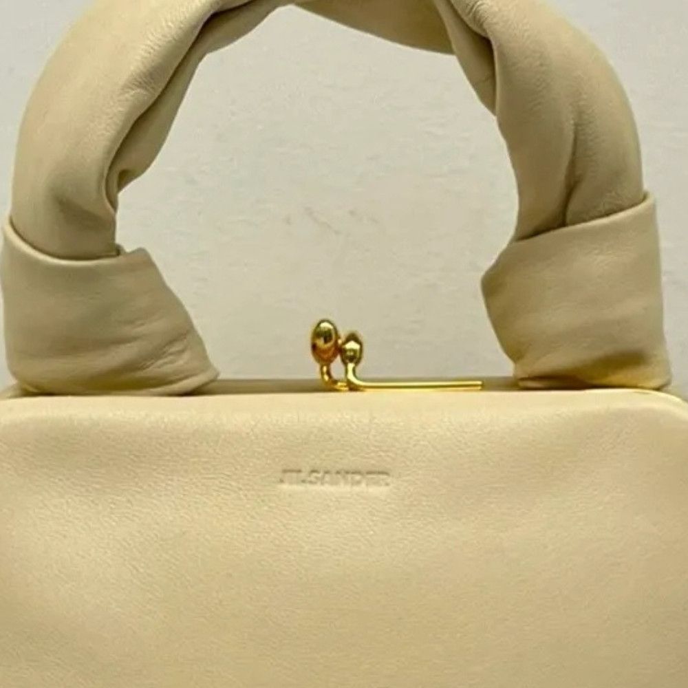Jil Sander o1mt1gz0725 Size: OS / Medium Goji Bag in Beige Size ONE SIZE - 2 Thumbnail