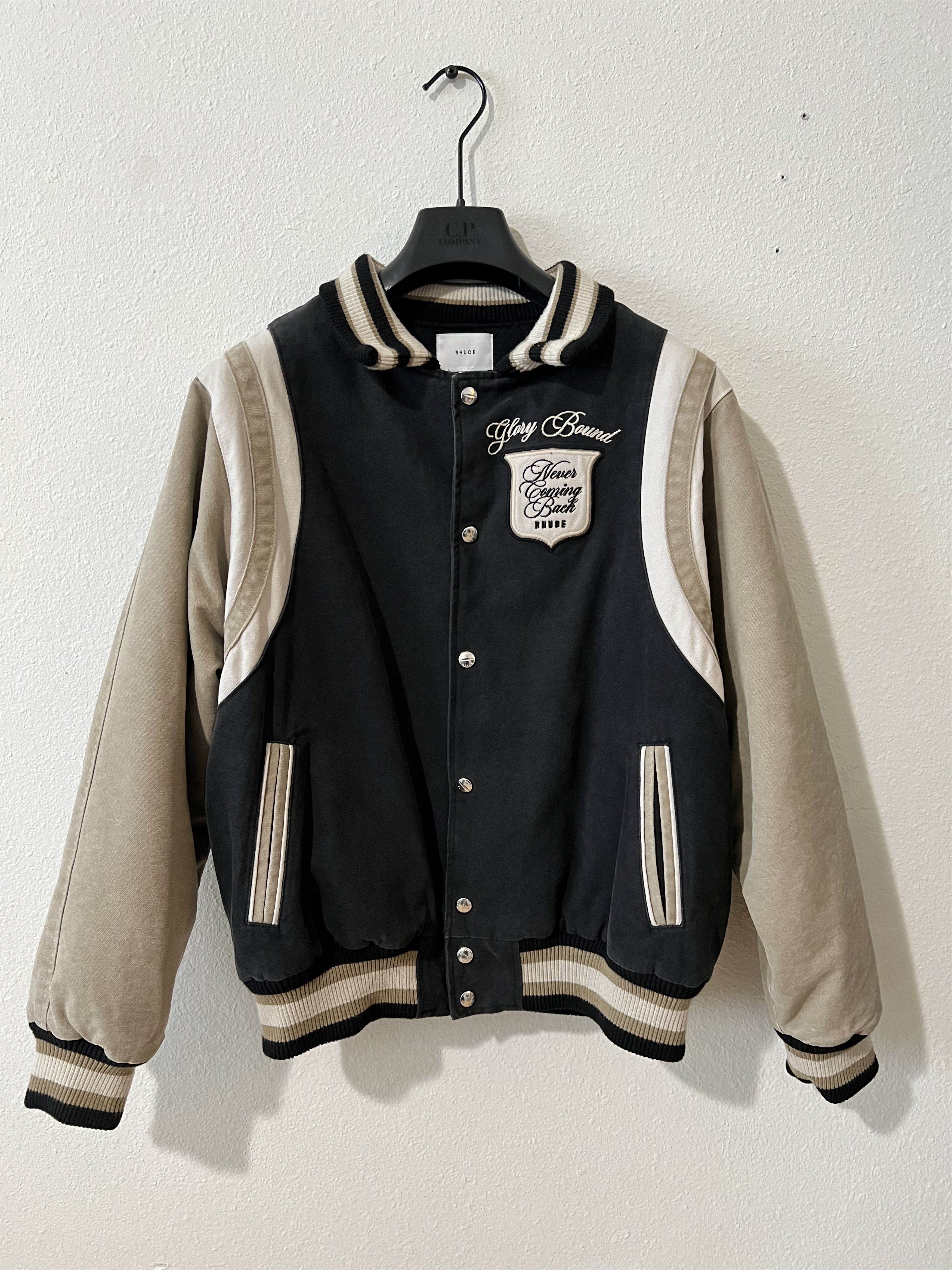 Rhude Vintage Canvas Varsity Jacket Size US M / EU 48-50 / 2 - 1 Thumbnail