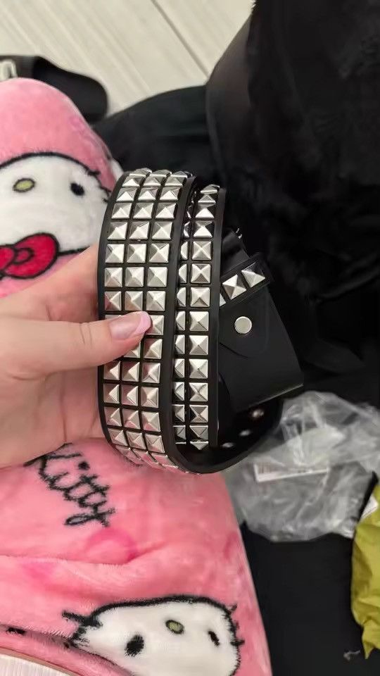 Japanese Brand Asaoka x Honda Pyramid Studded Belt (classic) Size ONE SIZE - 10 Thumbnail
