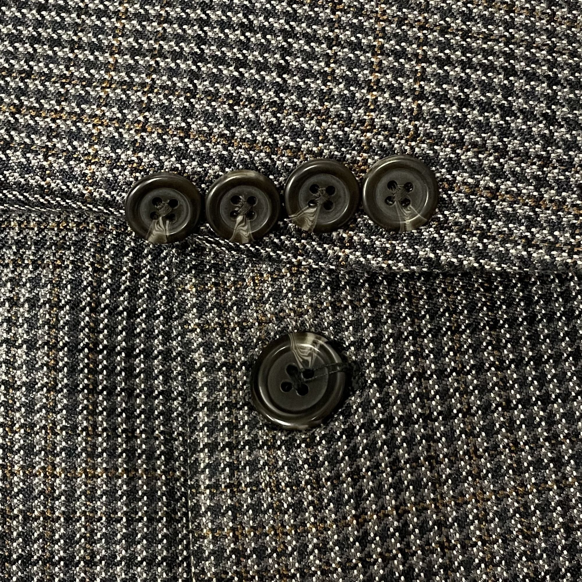 Chaps Ralph Lauren Chaps Ralph Lauren HOUNDSTOOTH Overcheck SILK Sport Coat Size 38R - 4 Thumbnail