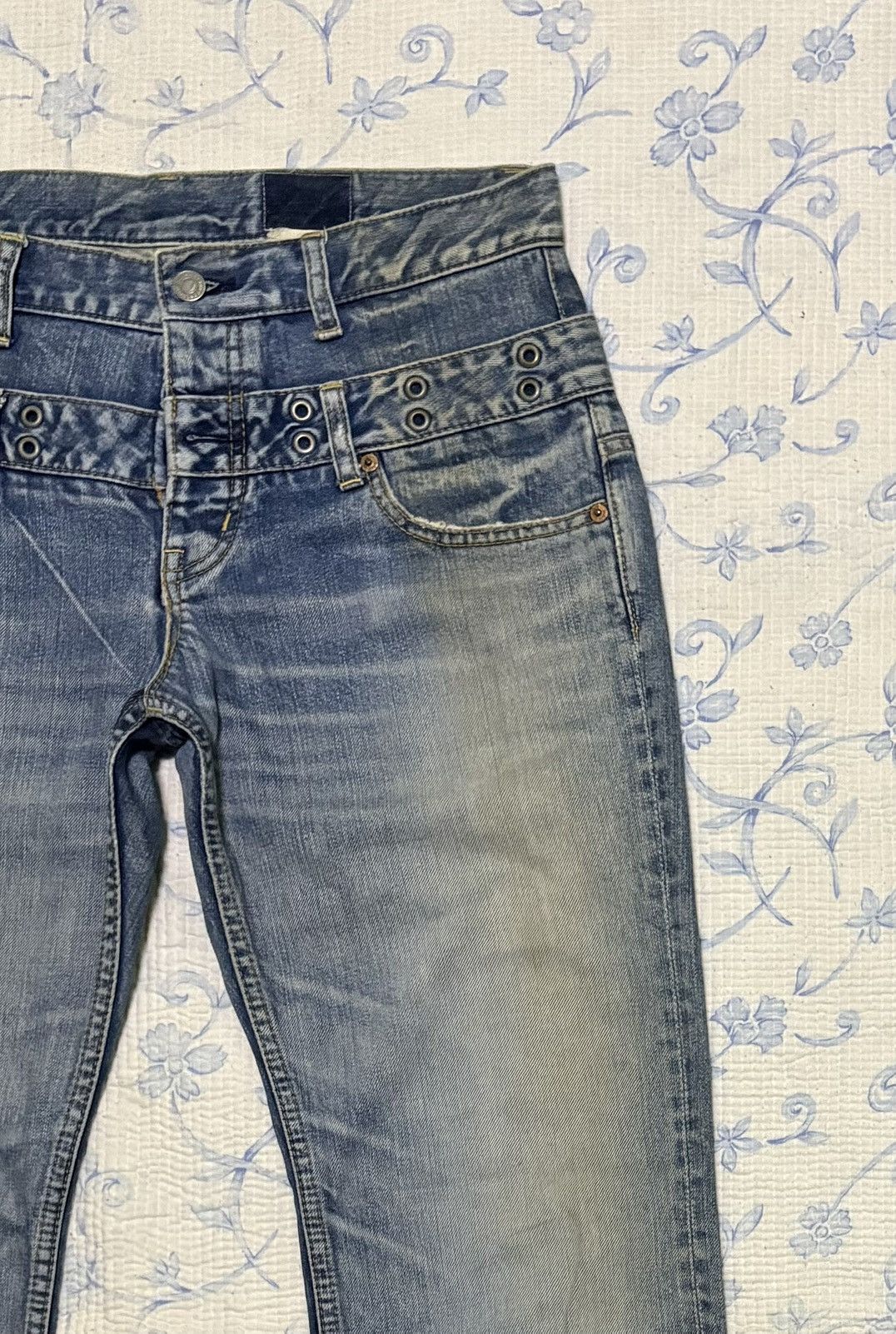 Japanese Brand Japanese Antgauge Double Waist Jeans Streetwear Denim Size US 31 - 7 Thumbnail