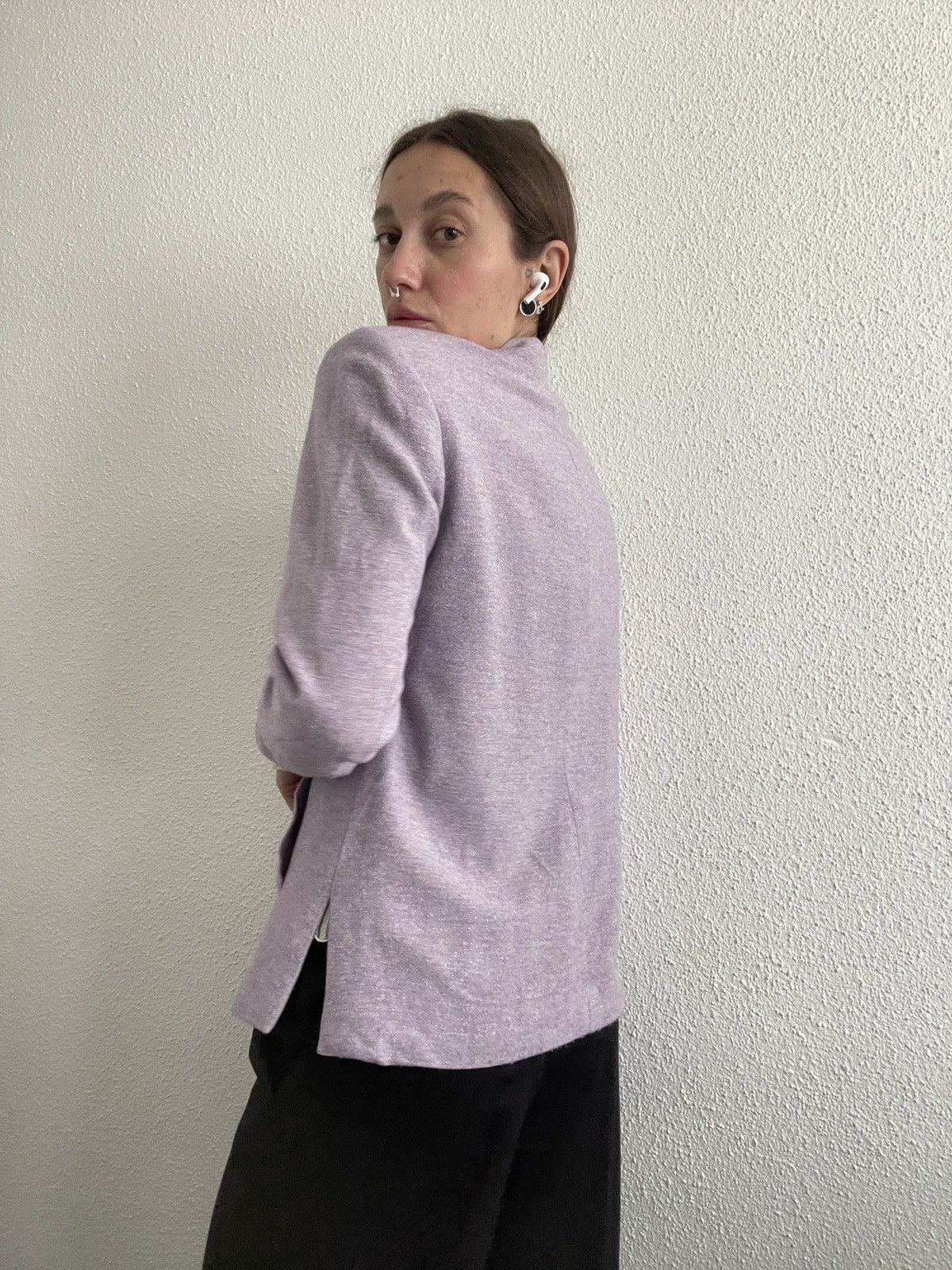 Designer × Vintage Vintage lilac jacket: Viscose, wool and silk Size XS / US 0-2 / IT 36-38 - 8 Thumbnail