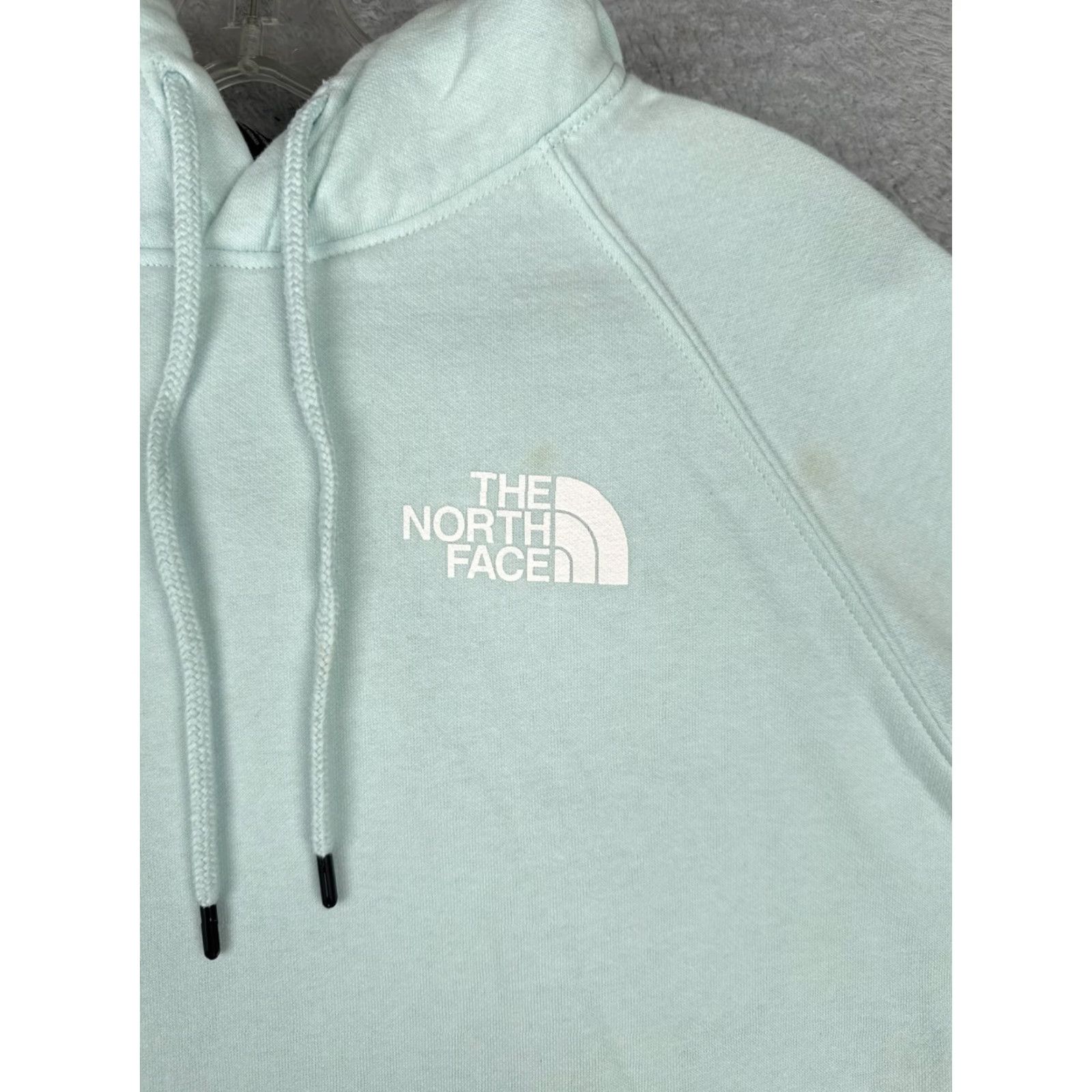 The North Face The North Face Hoodie Womens Large Teal Pullover Cotton Blend Pocket Size L / US 10 / IT 46 - 7 Thumbnail
