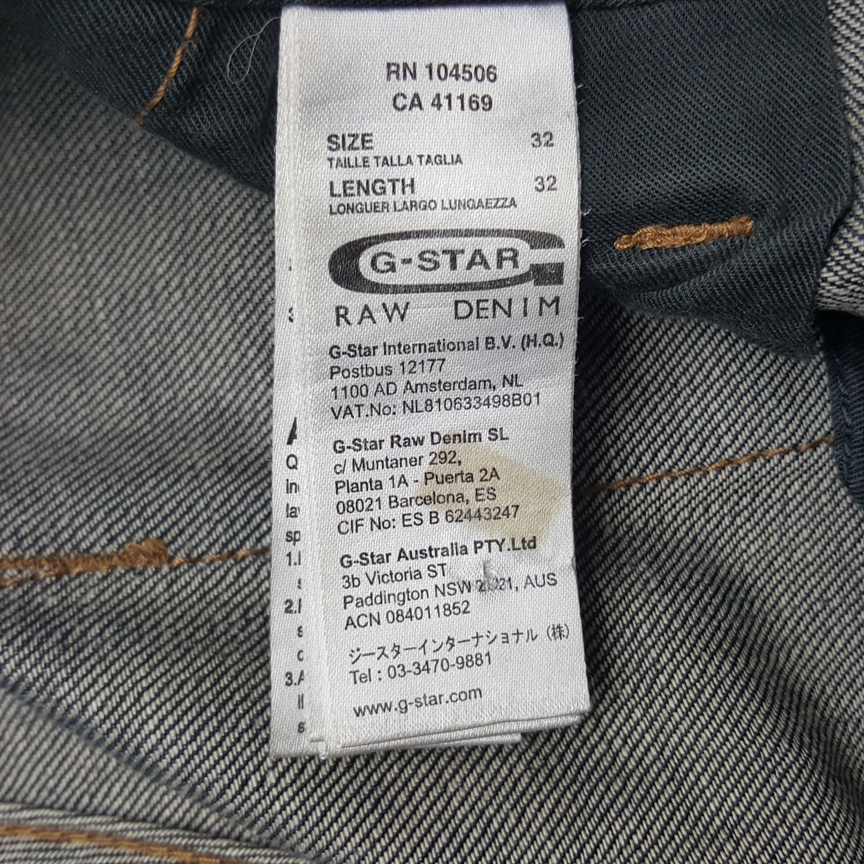 G-Star × Japanese Brand × Vintage Vintage G-Star Streetwear Denim Jeans Size US 32 / EU 48 - 14 Thumbnail