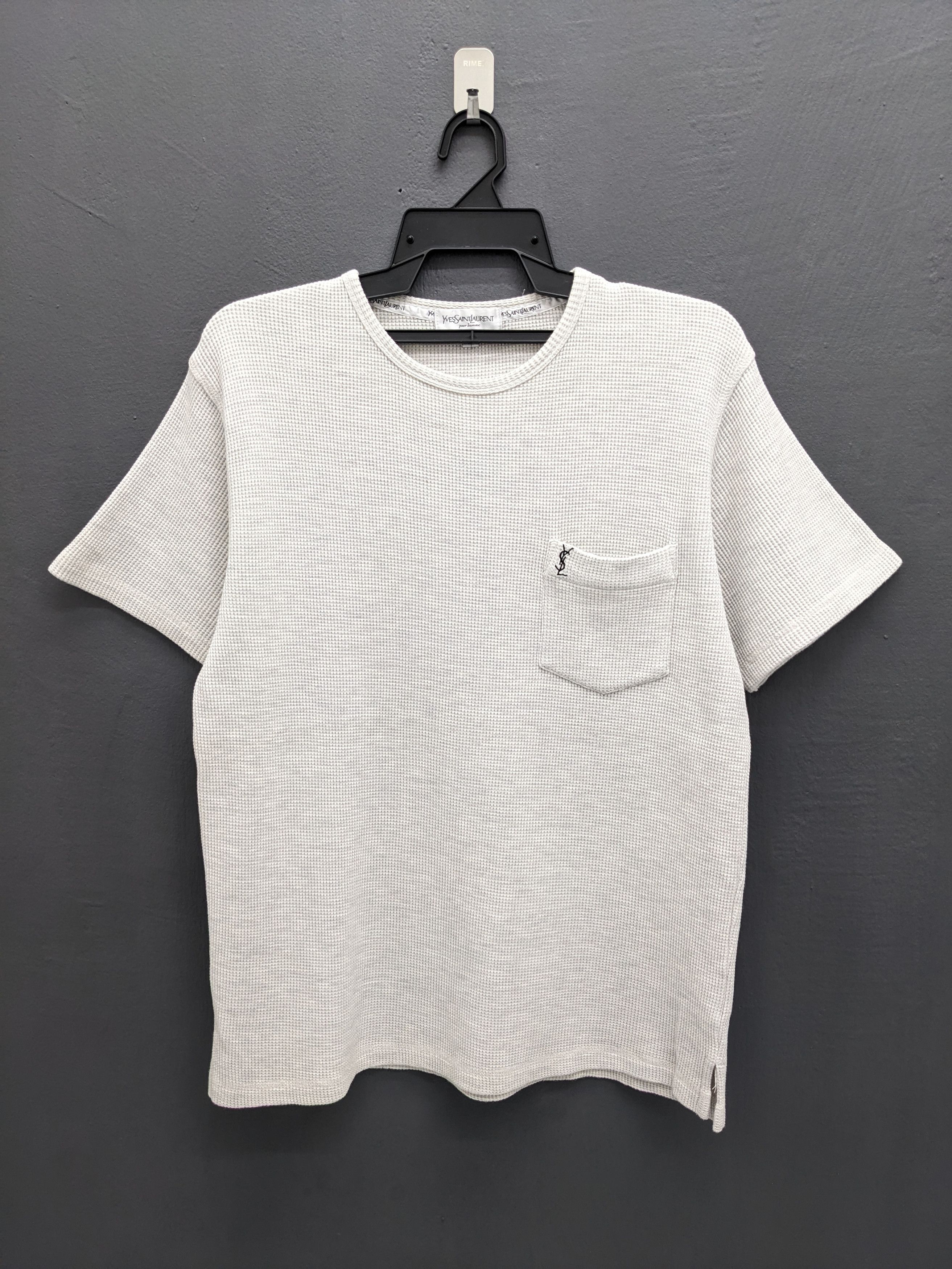 Yves Saint Laurent Yves Saint Laurent Paris Single Pocket Tshirt Size US M / EU 48-50 / 2 - 2 Thumbnail