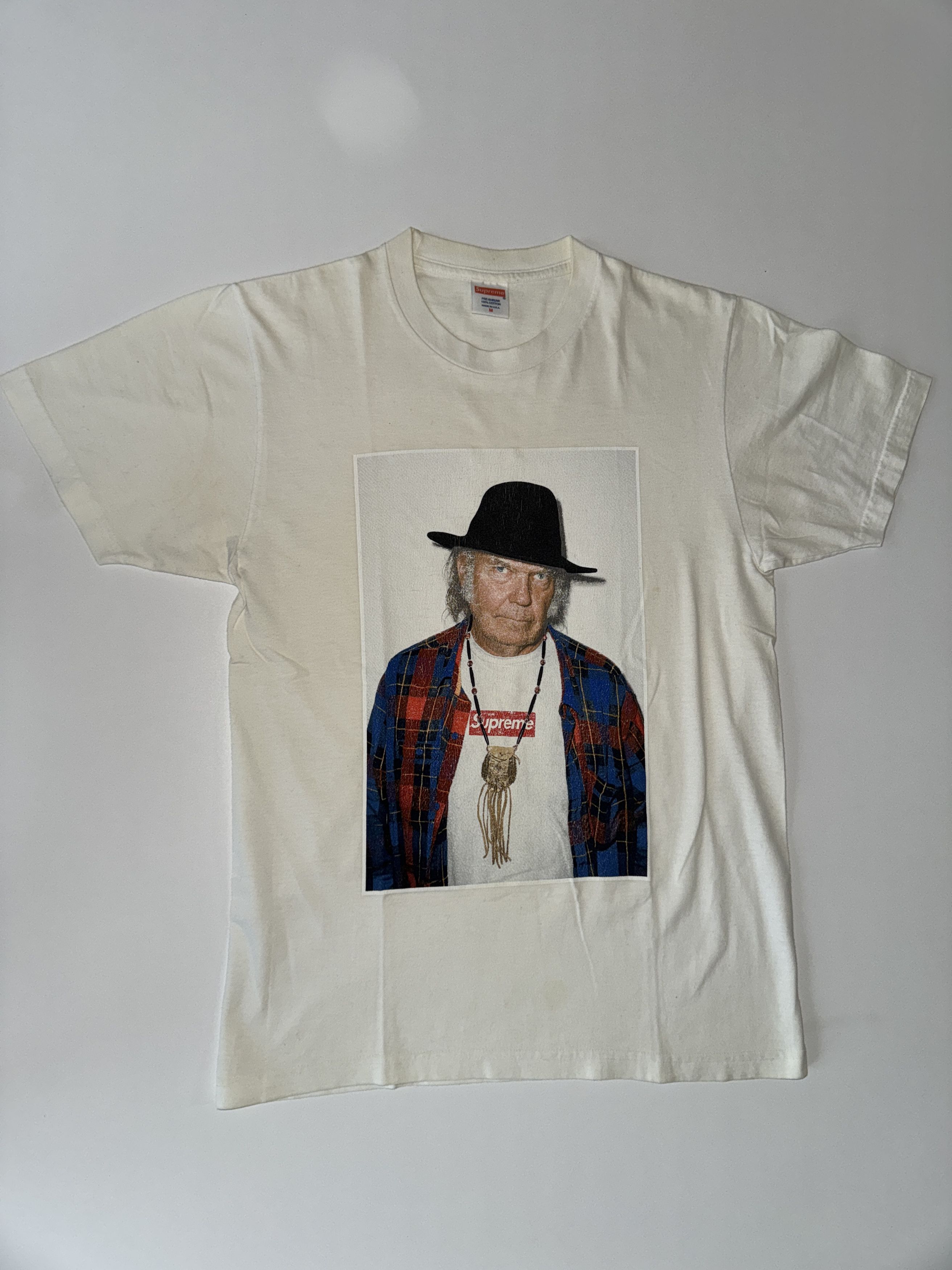 Supreme ニールヤング ブラック M Supreme Neil Young Tee (SS15)