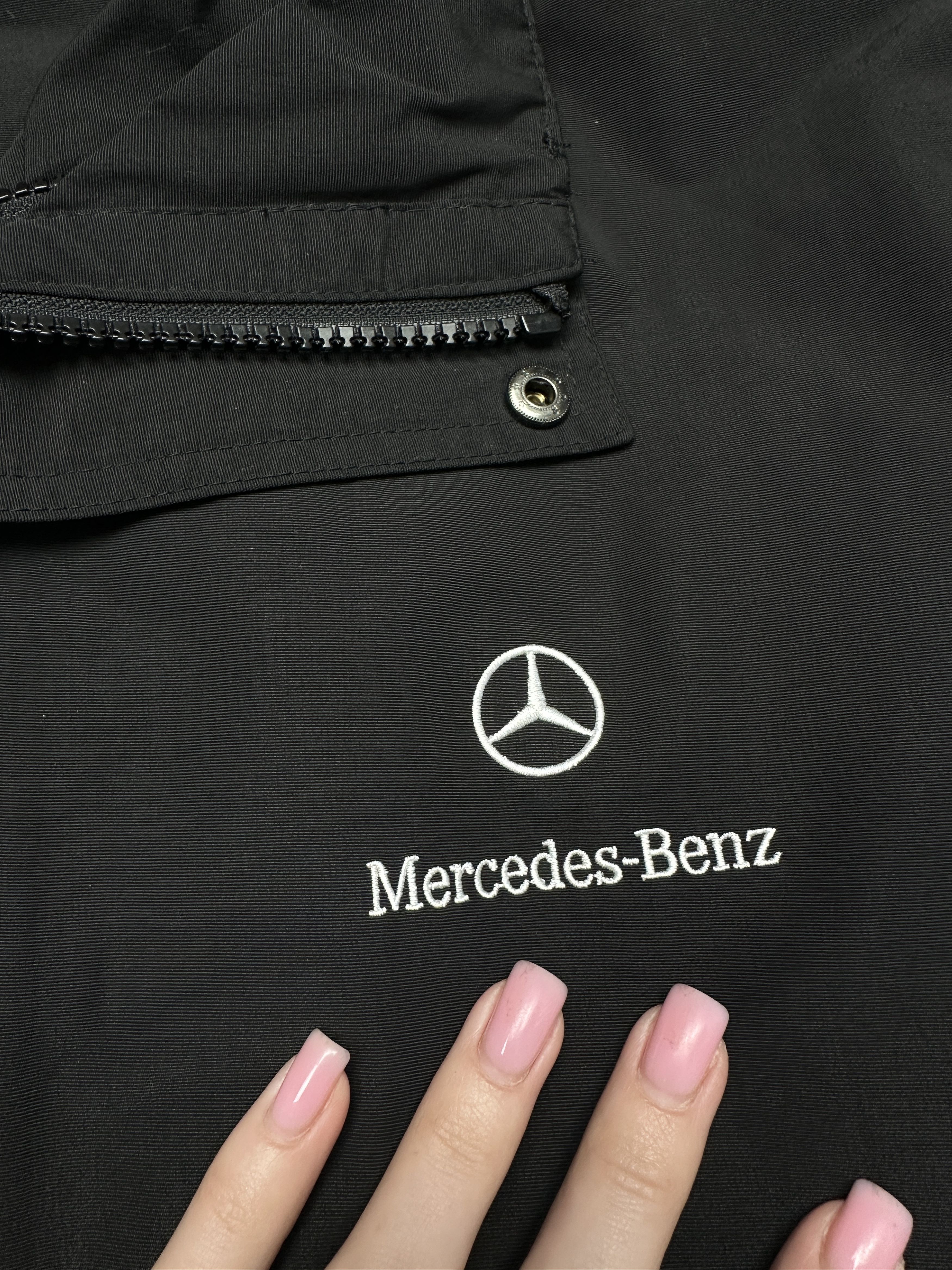 Mercedes-Benz Mercedes Benz 90s Vintage Rare Racing Nylon Jacket Size US L / EU 52-54 / 3 - 3 Thumbnail