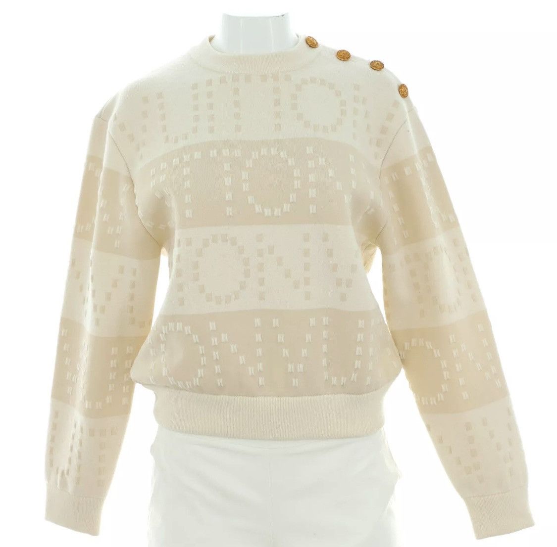 Louis Vuitton Signature Louis Vuitton Chunky Stripe Pullover Size S / US 4 / IT 40 - 1 Thumbnail