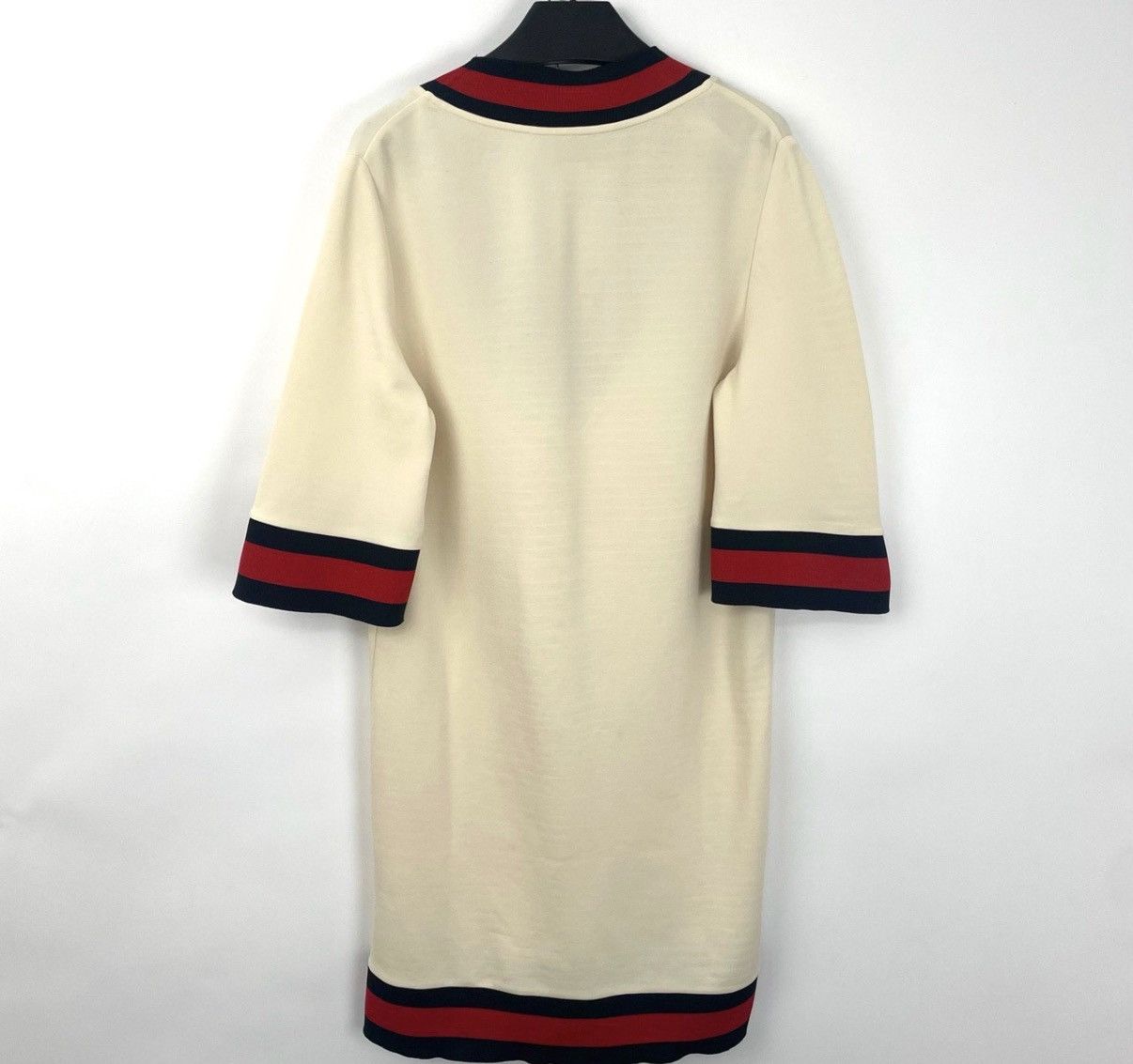 Gucci Gucci/Red & Blue Stripe Dress K12 Size S / US 4 / IT 40 - 2 Thumbnail