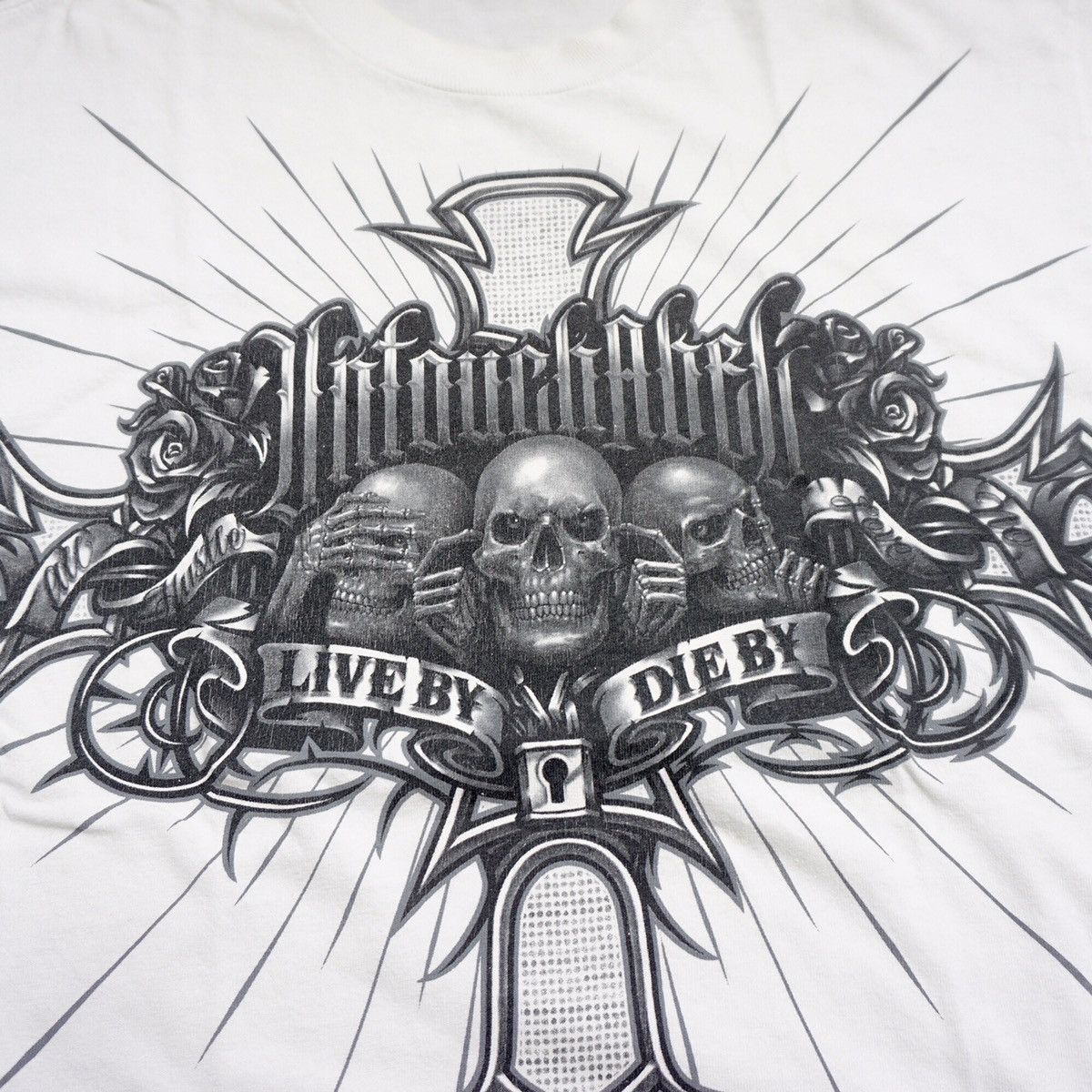 Affliction Vintage Y2K skull tee Size US M / EU 48-50 / 2 - 3 Thumbnail