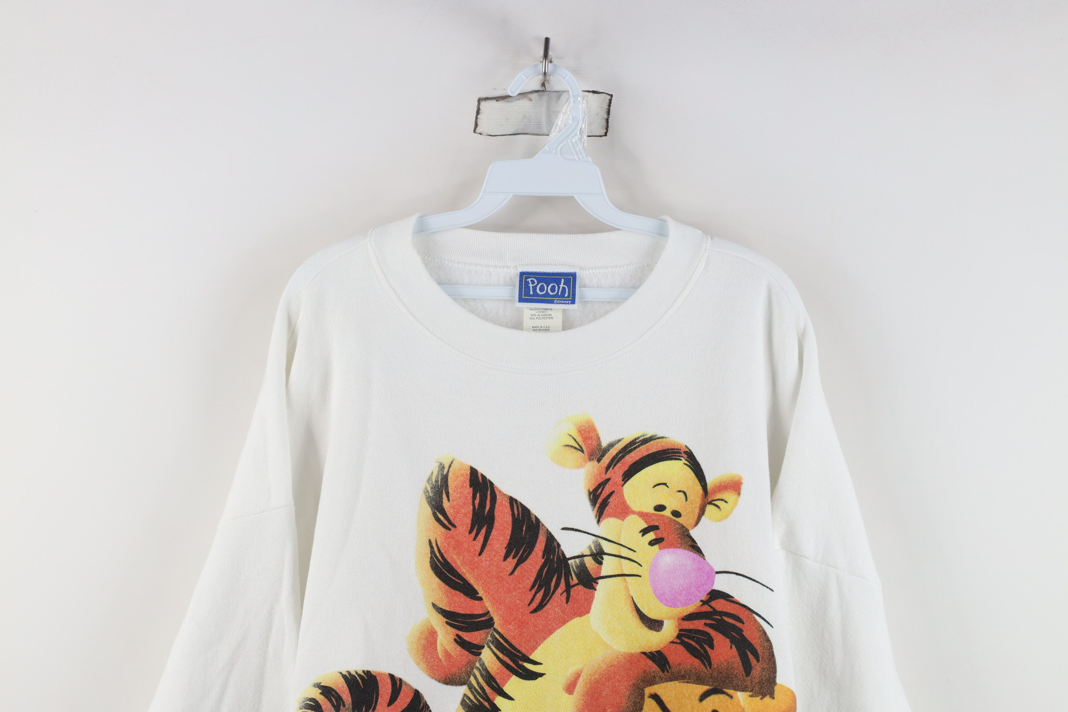 Disney Vintage 90s Disney Winnie the Pooh Tigger Sweatshirt USA Size US XXL / EU 58 / 5 - 2 Thumbnail