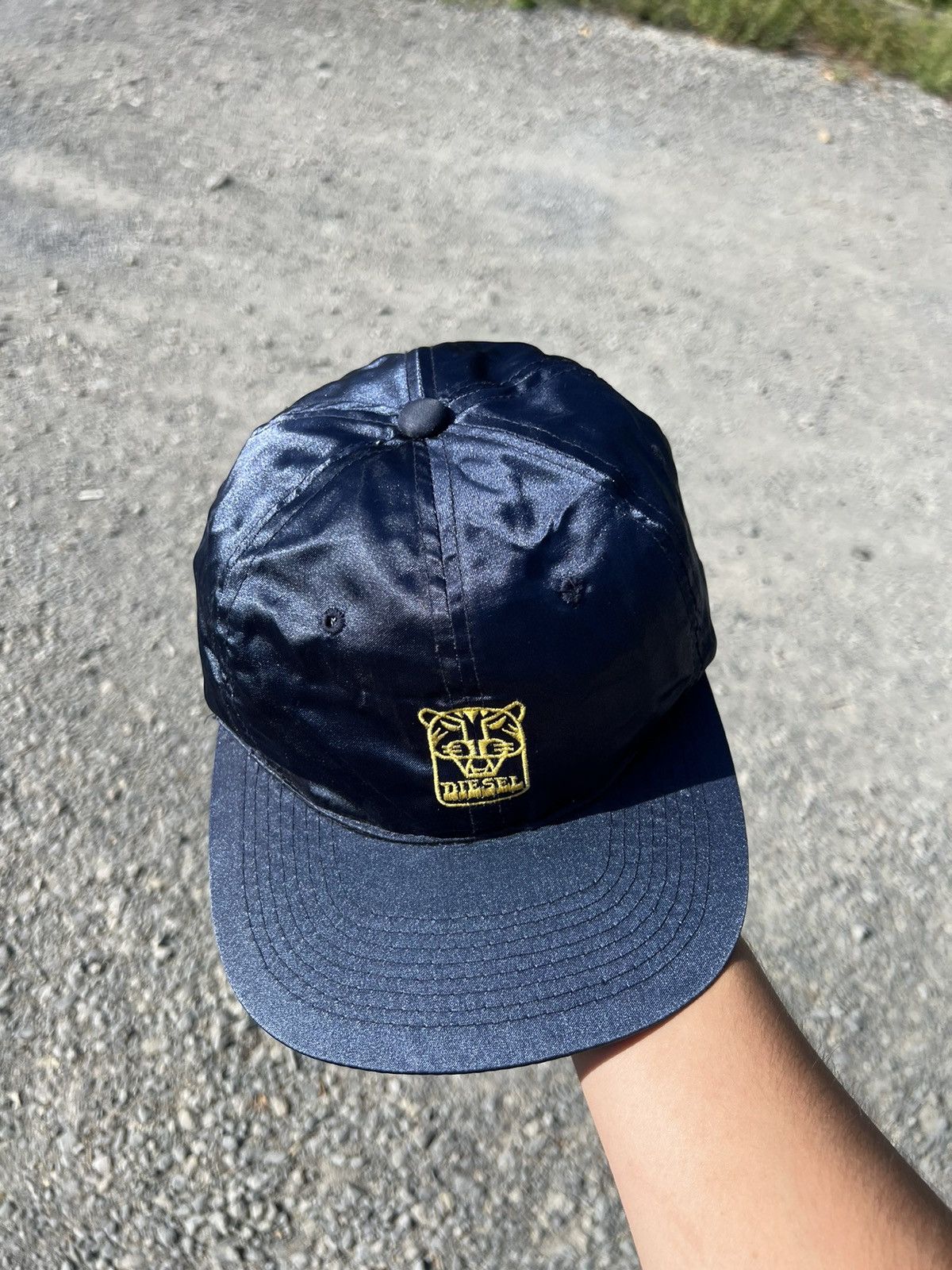 Diesel Vintage 90s Diesel Nylon Cap Made in Korea Size ONE SIZE - 3 Thumbnail