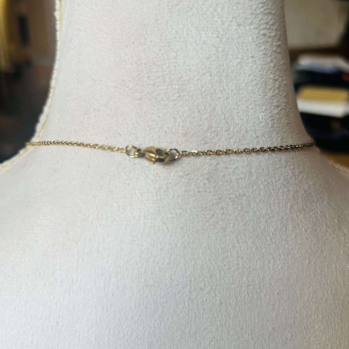 Handmade Handcrafted art glass bead drop pendant on chain necklace Size ONE SIZE - 5 Thumbnail