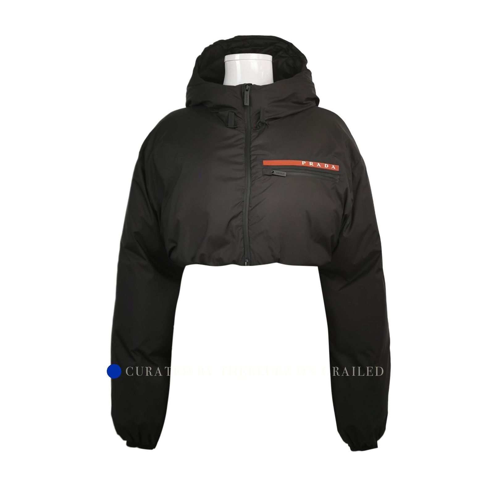 Prada Stylish Hooded Puffer Jacket in Black Size US L / EU 52-54 / 3 - 1 Thumbnail