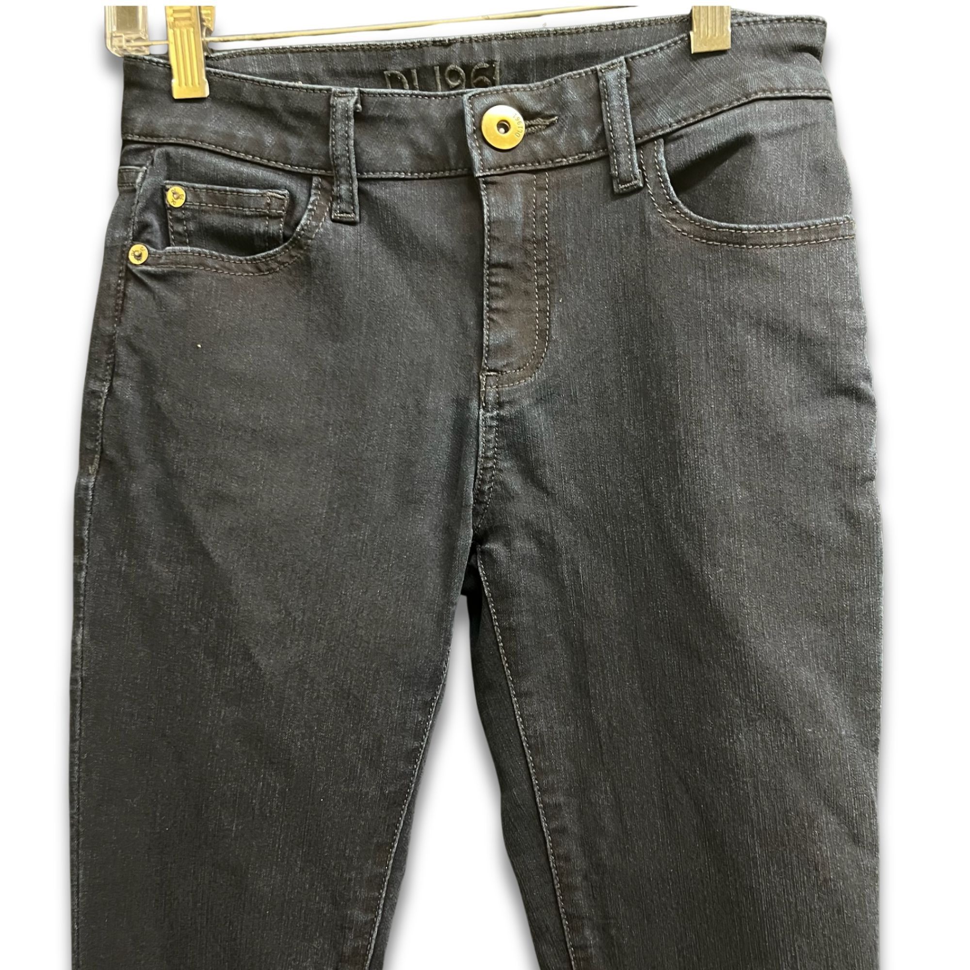 DL1961 DL1961 Pro High-Rise Skinny Jeans Size 25 Charcoal Grey Prem Size 25" / US 0 / IT 36 - 4 Thumbnail