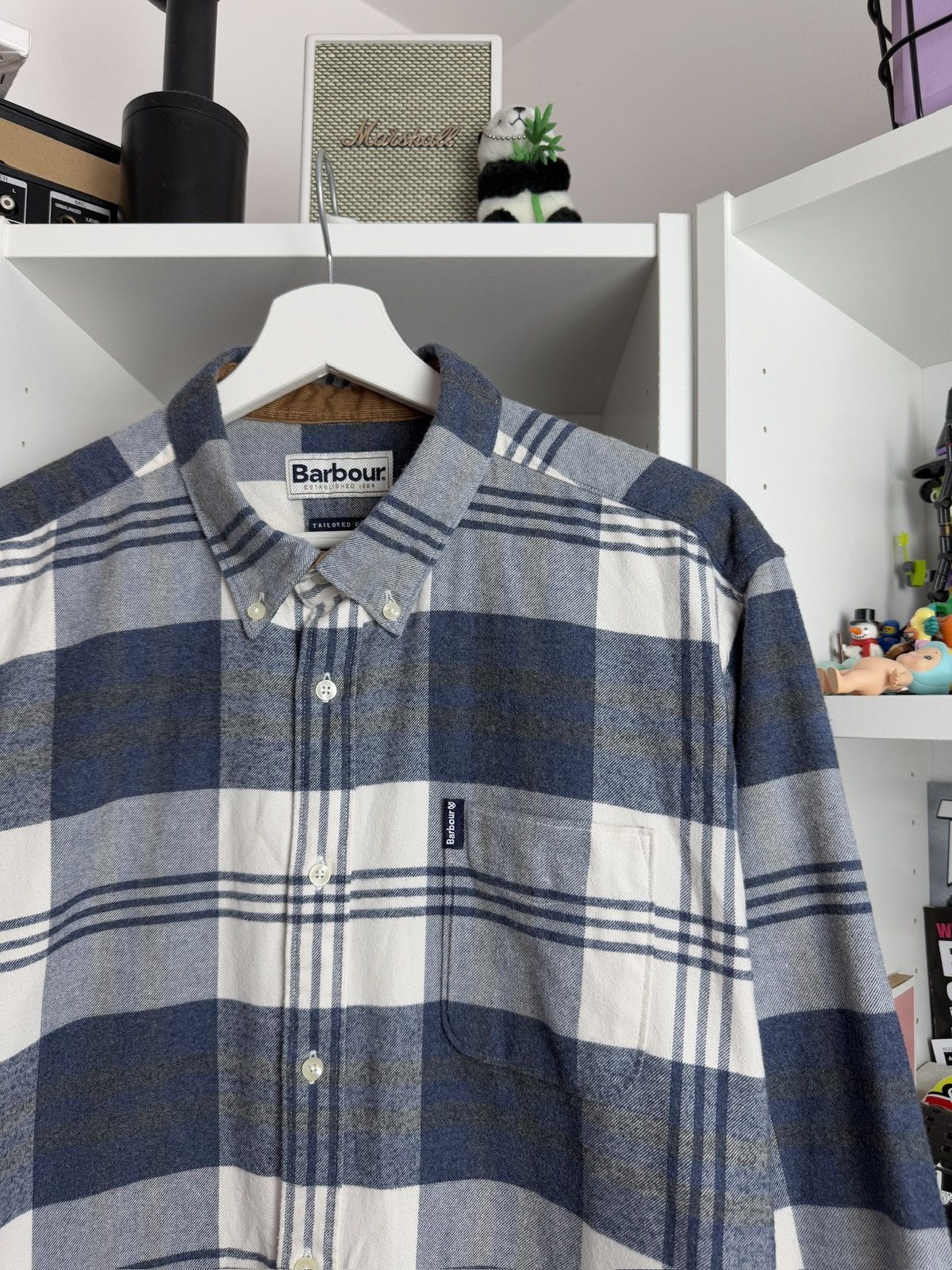 Barbour × Designer Barbour tartan flannel longsleeve shirt M designer y2k classy Size US M / EU 48-50 / 2 - 3 Thumbnail