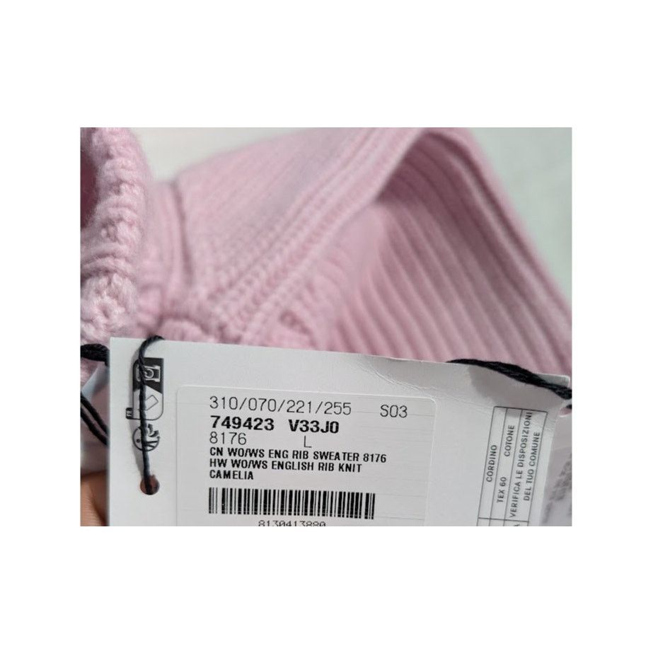 Bottega Veneta o1rshd1 English Rib Sweater Knit in Camelia L Size US L / EU 52-54 / 3 - 15 Thumbnail
