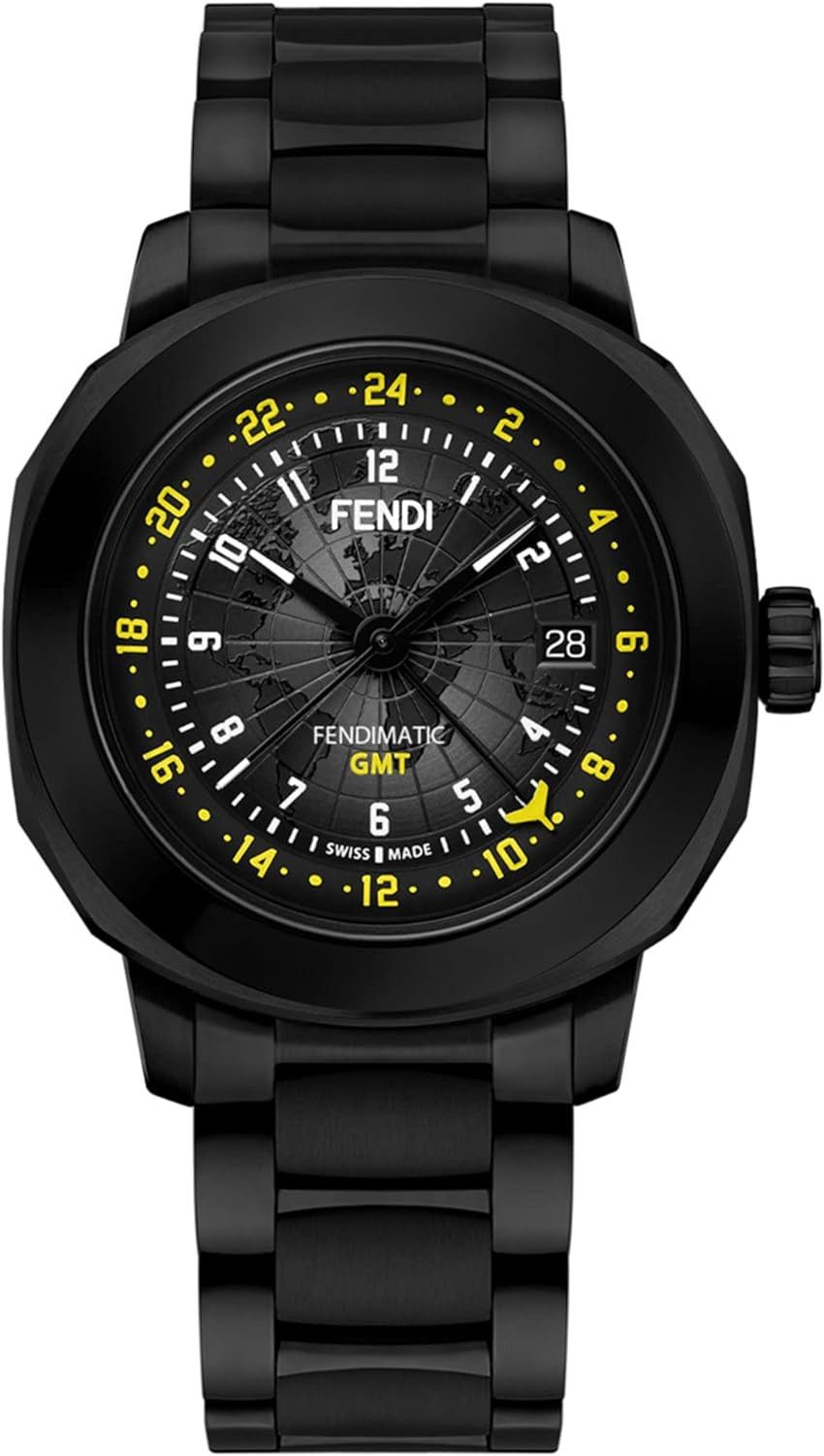 image of Fendi O1Loc1C0124 Watch In Black, Men's