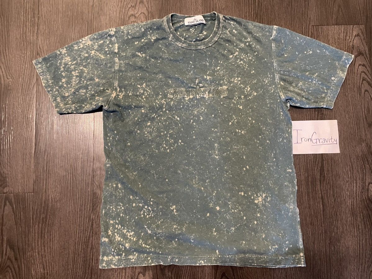Stone Island Stone Island Tie Dye Tee Size M Medium Green Size US M / EU 48-50 / 2 - 1 Thumbnail