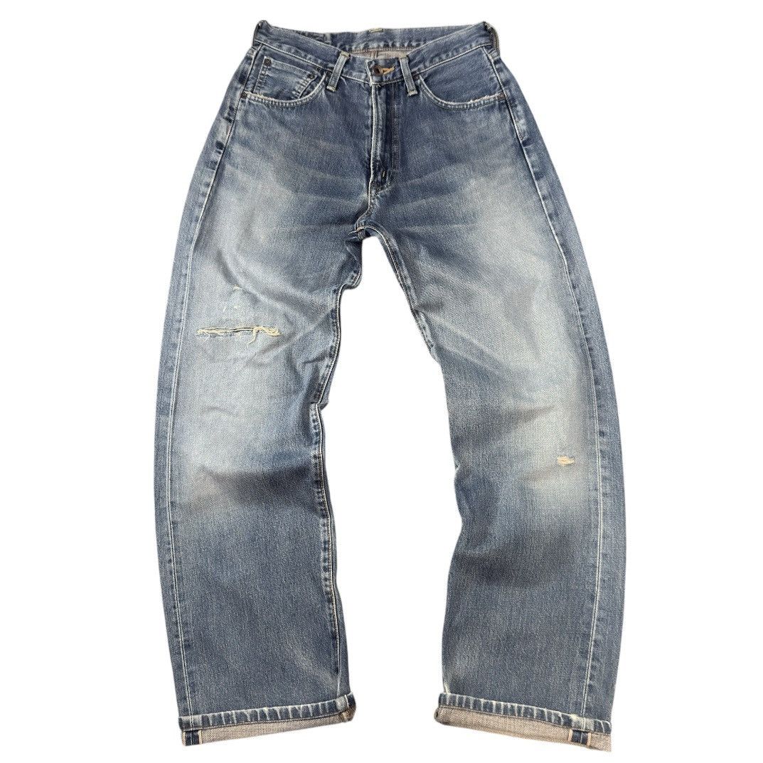 Kapital 🇯🇵 Vintage 90s Selvedge Edwin 505xx Distressed Denim Size US 28 / EU 44 - 1 Thumbnail