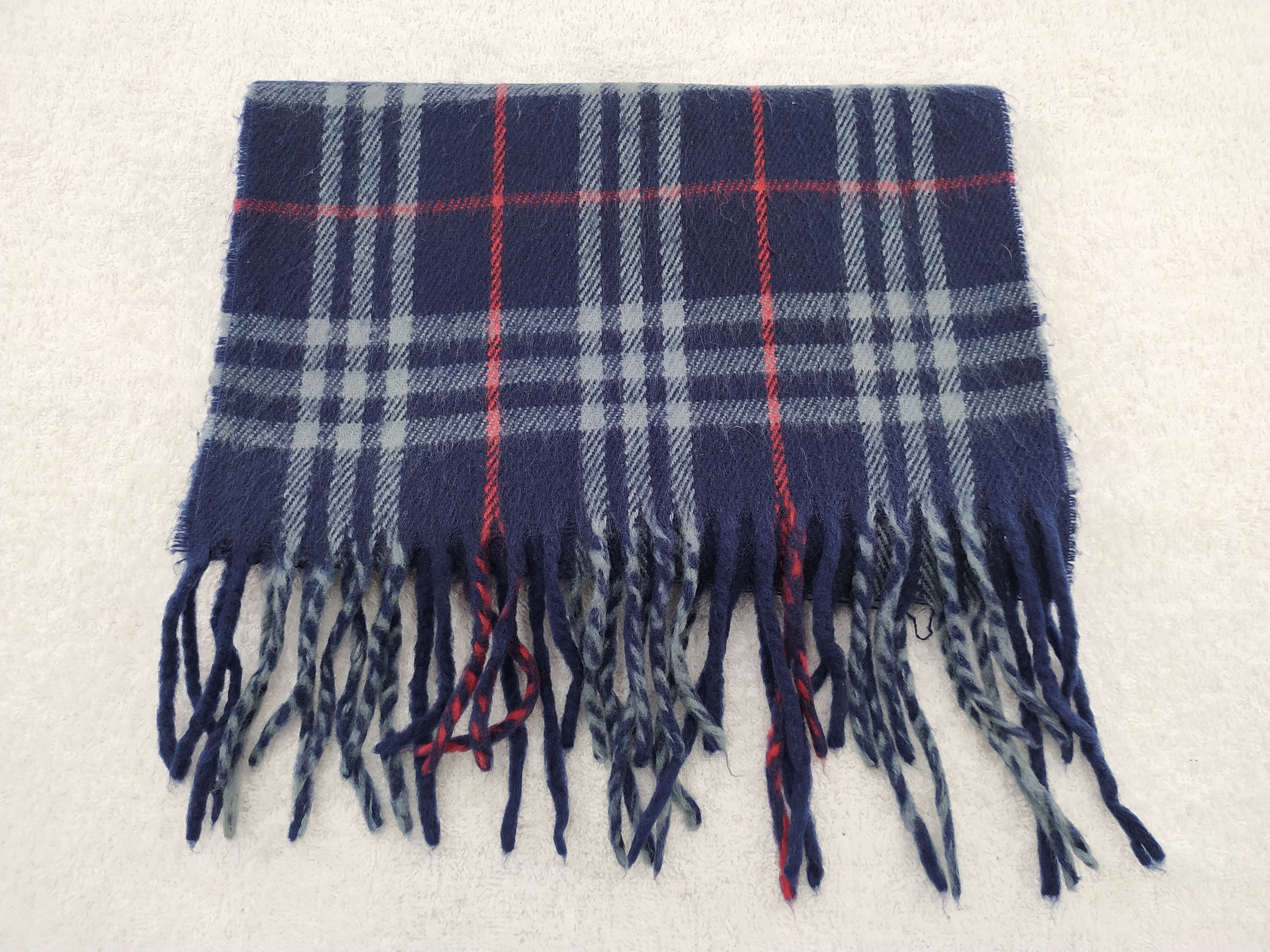 Burberry × Vintage Burberry Scarf / Muffler / Neckwear - WW139 Size ONE SIZE - 3 Thumbnail