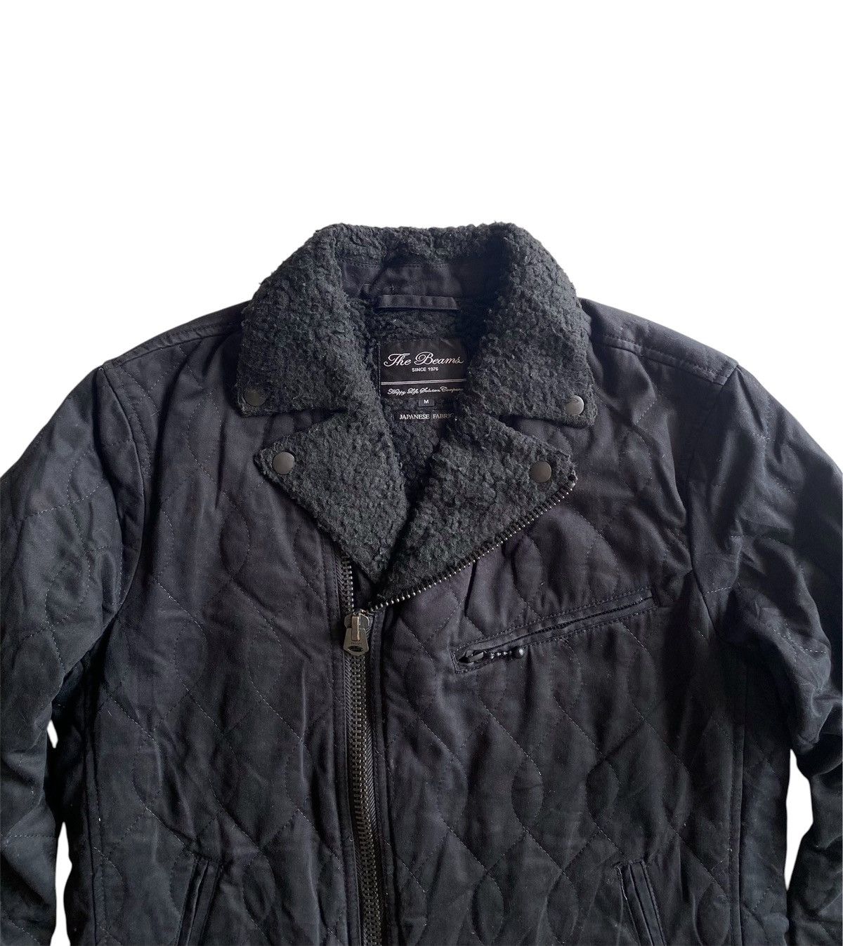 20471120 BEAMS Japan Linen Rider Double Collar Punk Jacket Size US M / EU 48-50 / 2 - 6 Thumbnail