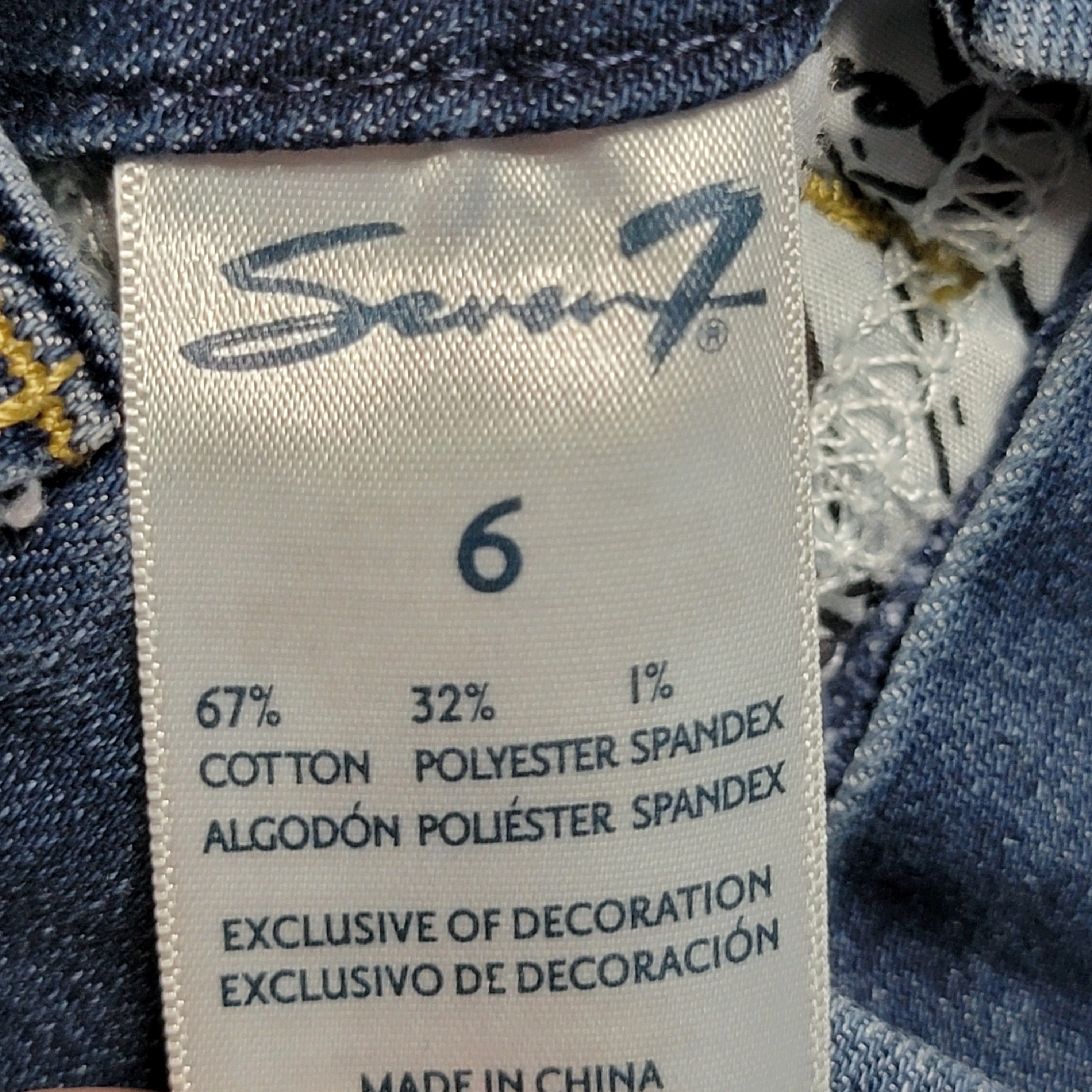 Seven 7 Seven7 Tummyless High Rise Skinny Denim Jeans - Size 6 Size 28" / US 6 / IT 42 - 8 Thumbnail